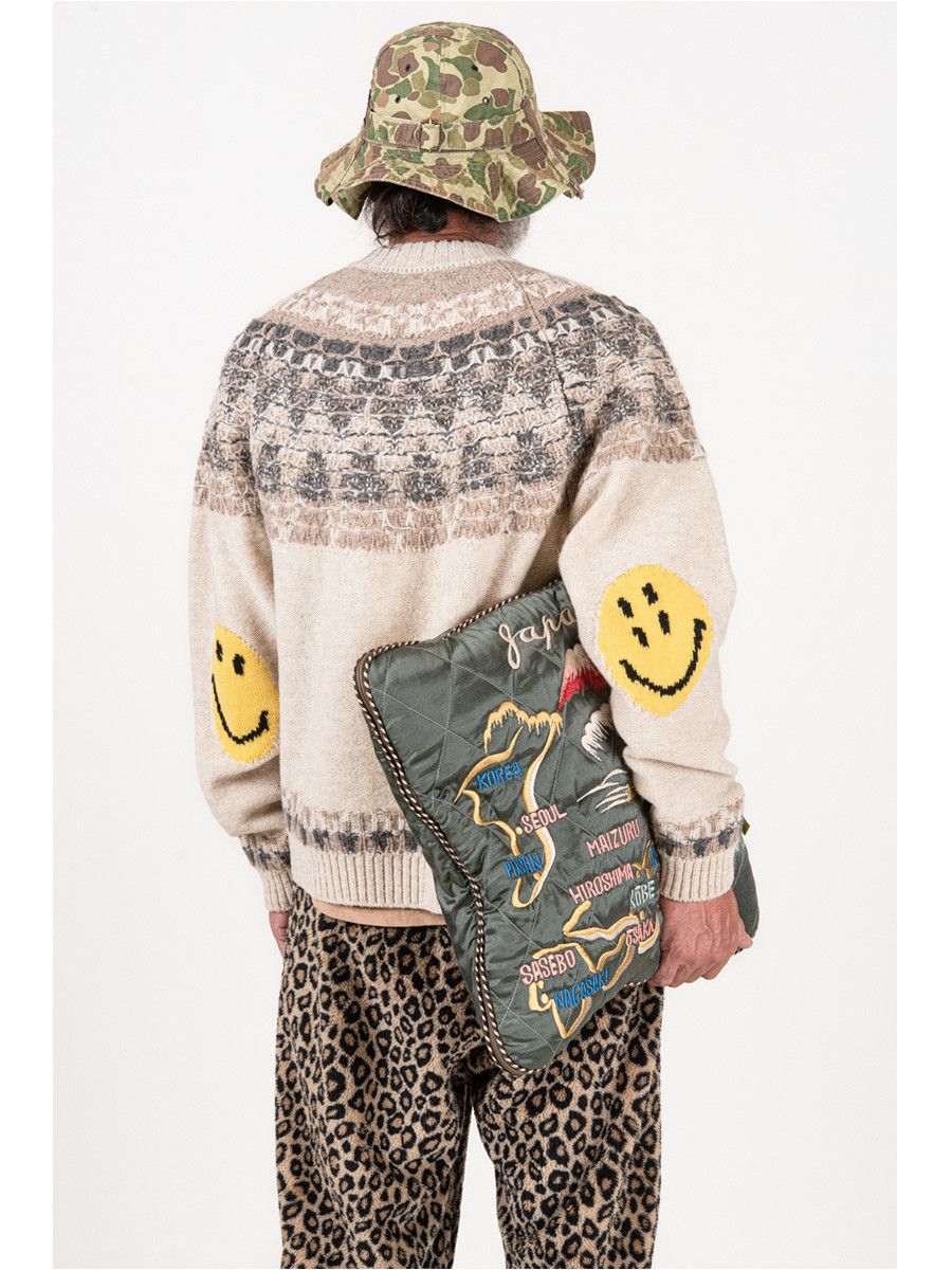 Kapital Kapital 5G Wool Nordic Smile Patch Sweater Size US M / EU 48-50 / 2 - 6 Thumbnail
