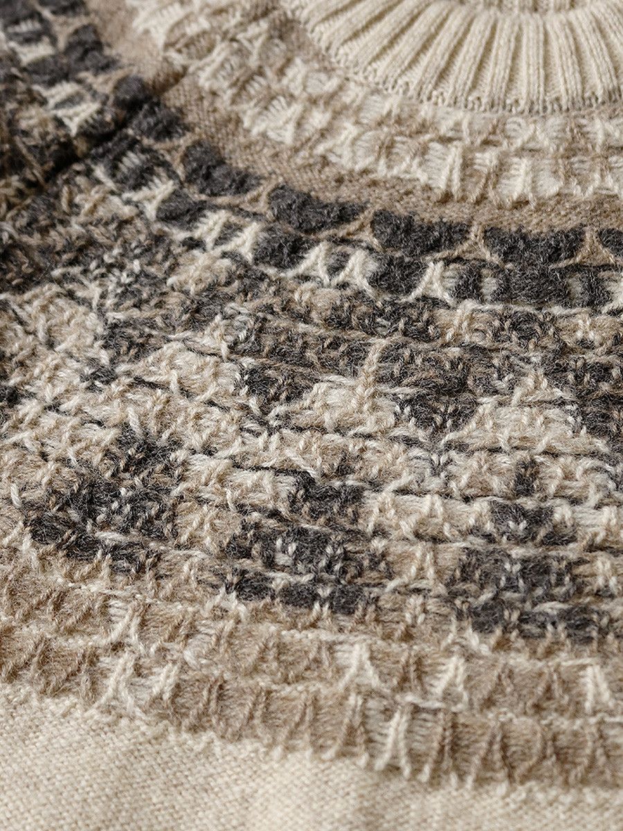 Kapital Kapital 5G Wool Nordic Smile Patch Sweater Size US M / EU 48-50 / 2 - 5 Thumbnail