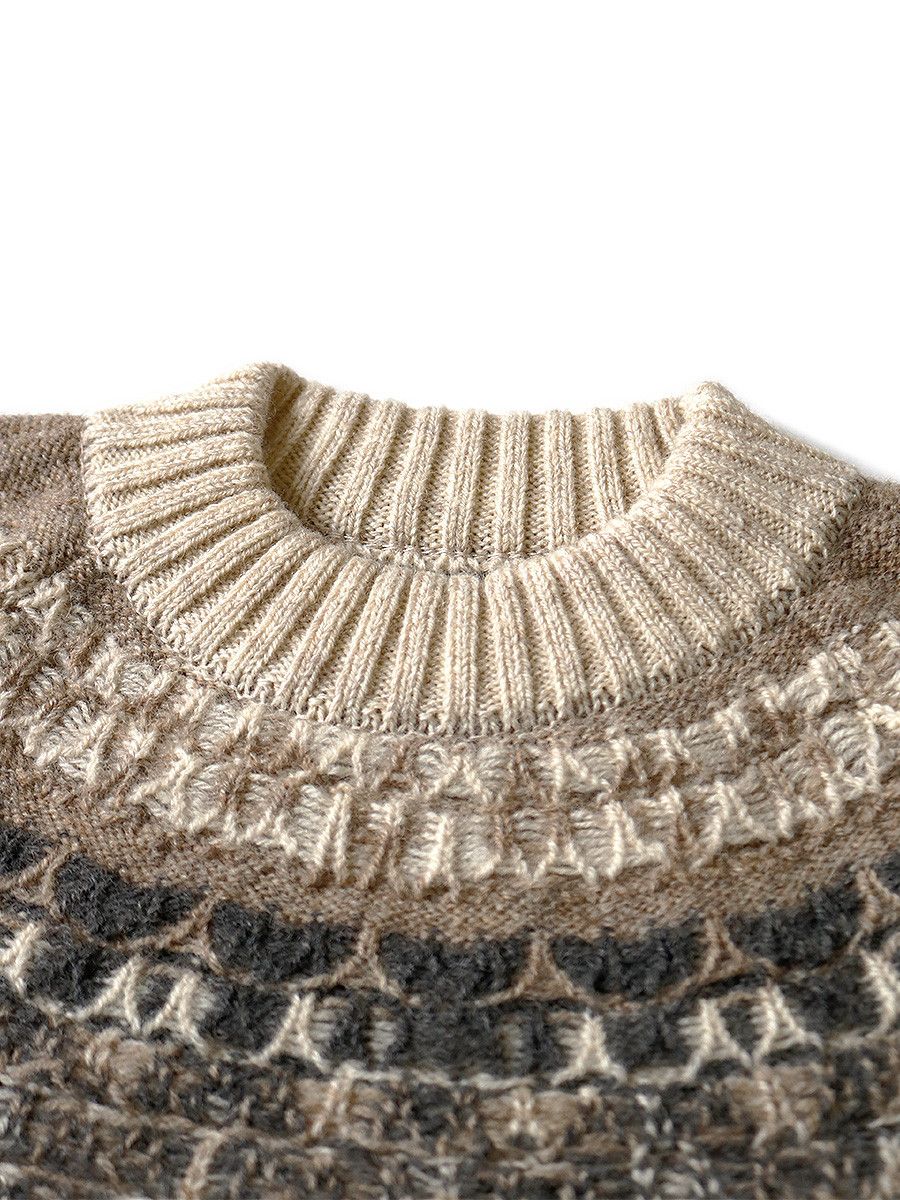 Kapital Kapital 5G Wool Nordic Smile Patch Sweater Size US M / EU 48-50 / 2 - 4 Thumbnail