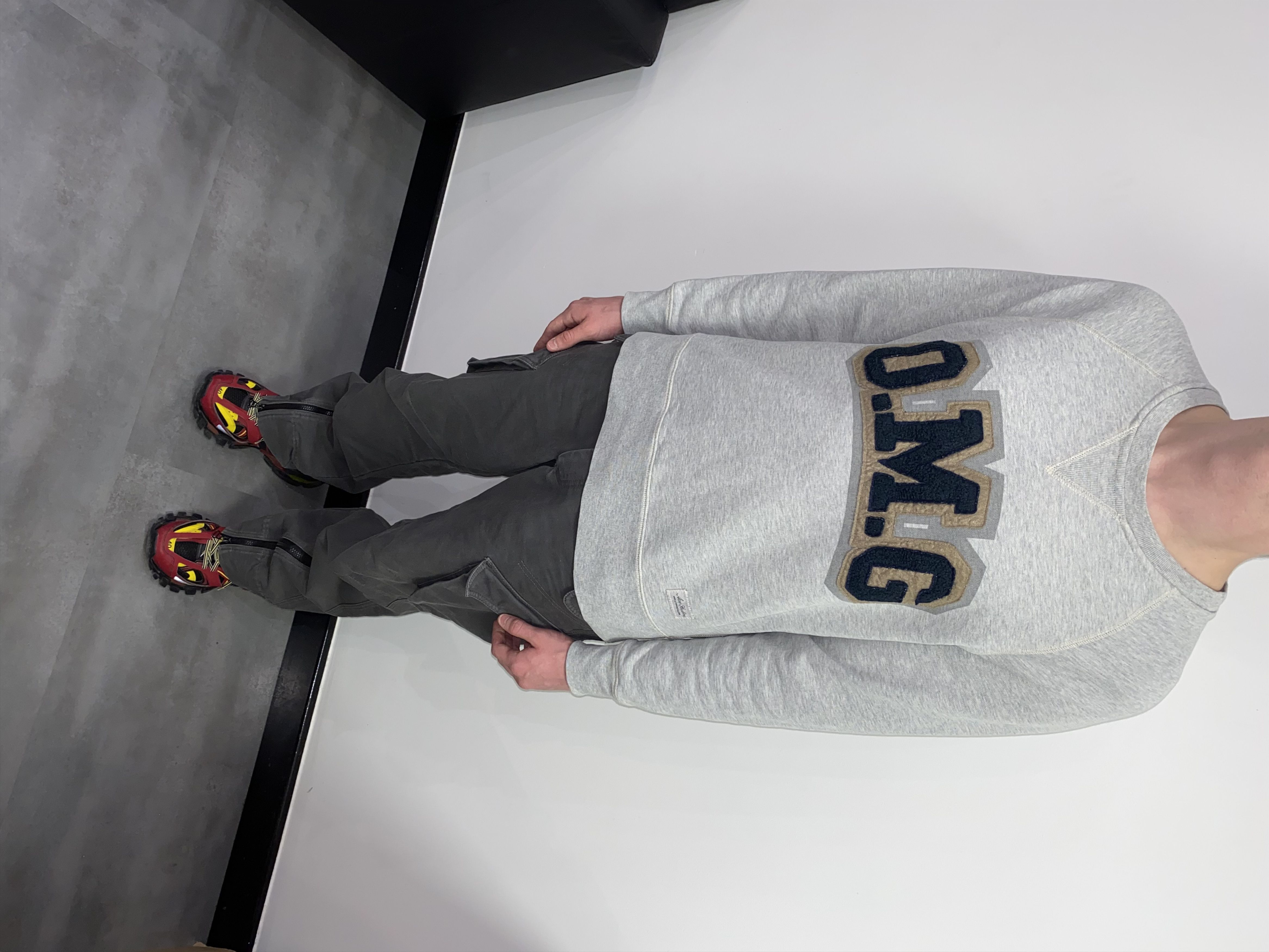 Acne Studios SS12 Acne Studios College "O.M.G" Big Logo Crewneck Size US M / EU 48-50 / 2 - 7 Thumbnail
