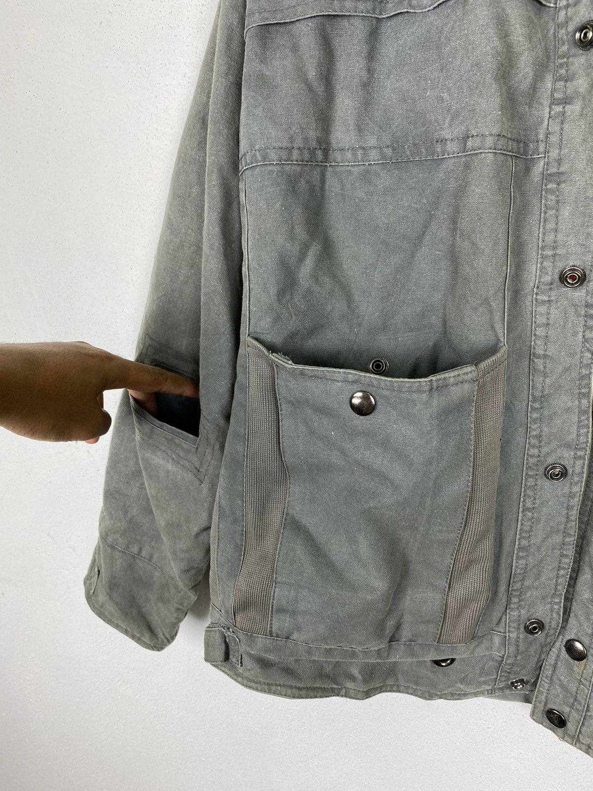 Japanese Brand × Vintage OHNET NATURAL COTTON BUTTON JACKET MULTI-POCKET Size US L / EU 52-54 / 3 - 7 Thumbnail