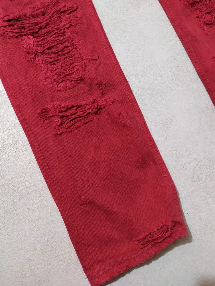 Japanese Brand 🔥RNA Japan Extremely Lots Distressed Pant Mummy Punk Design Size US 30 / EU 46 - 7 Thumbnail