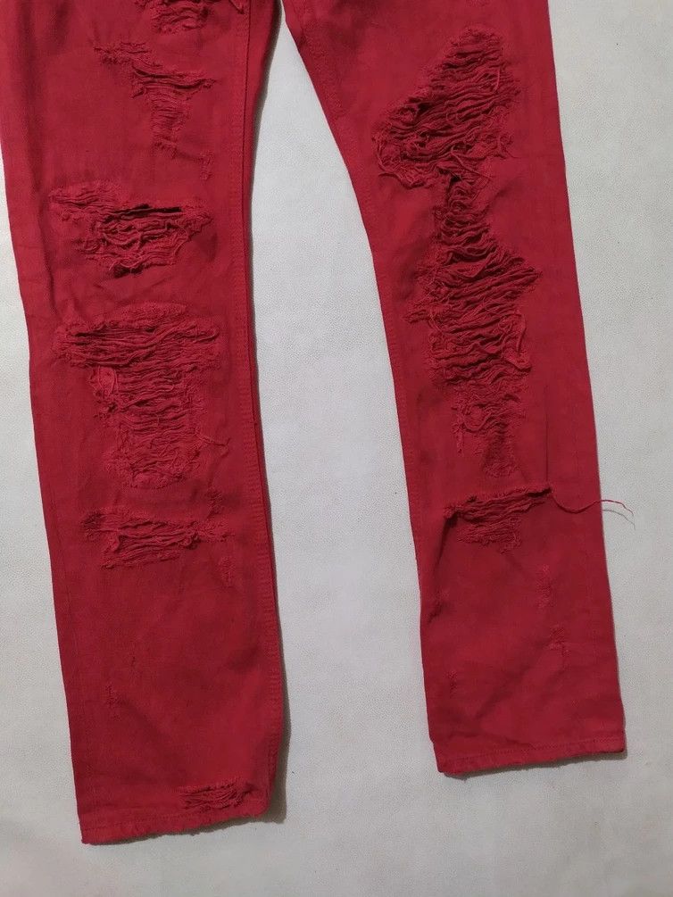 Japanese Brand 🔥RNA Japan Extremely Lots Distressed Pant Mummy Punk Design Size US 30 / EU 46 - 3 Thumbnail