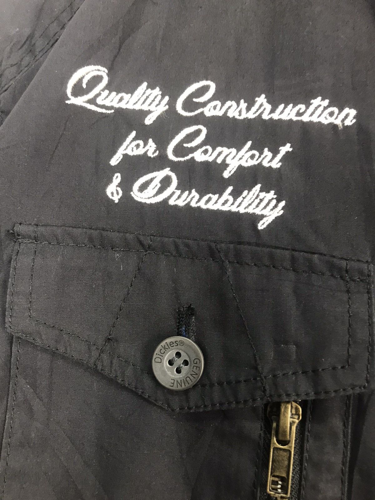 Dickies × Vintage Vintage dickies genuine workers distressed zipper jacket Size US M / EU 48-50 / 2 - 8 Thumbnail