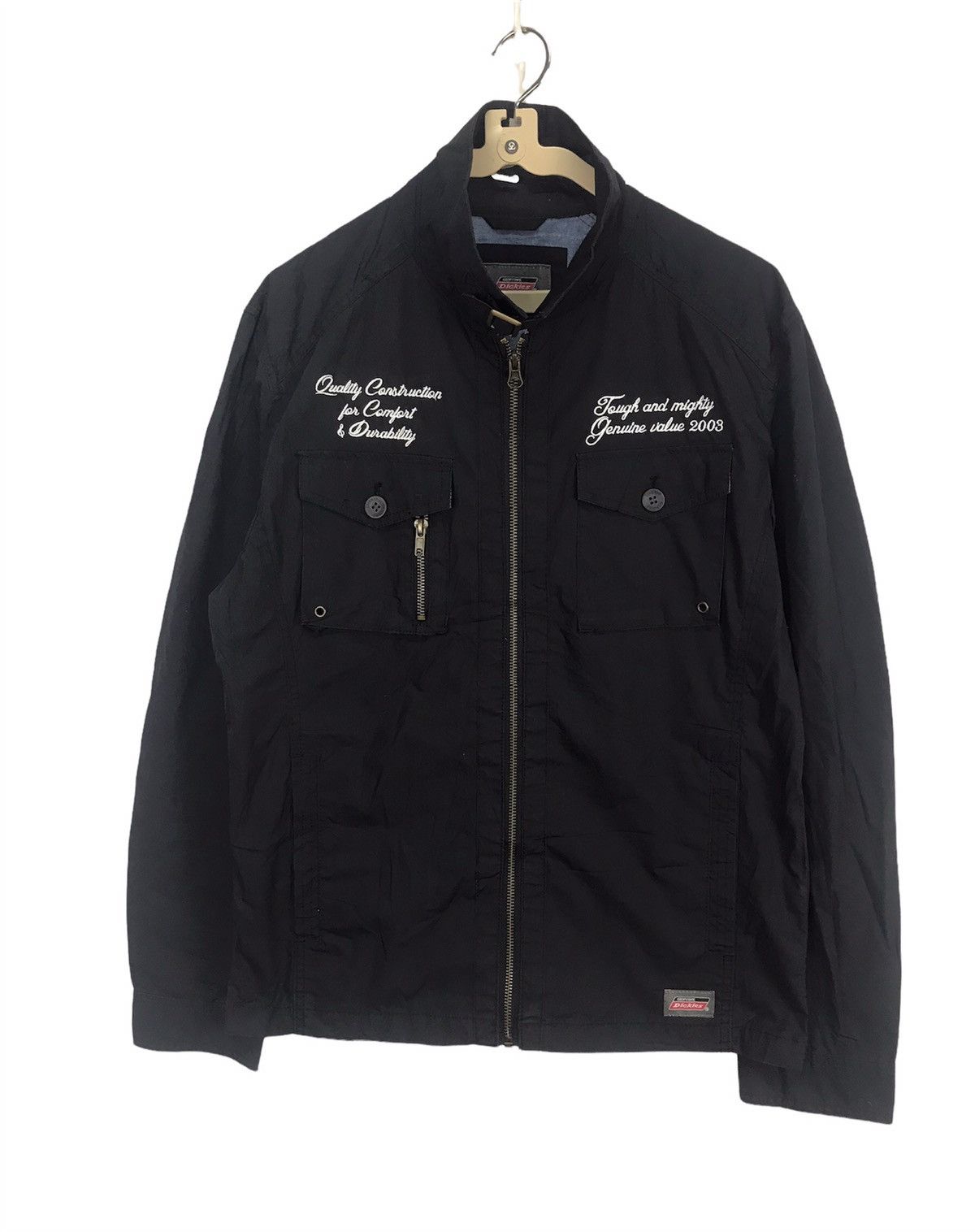 Dickies × Vintage Vintage dickies genuine workers distressed zipper jacket Size US M / EU 48-50 / 2 - 1 Thumbnail