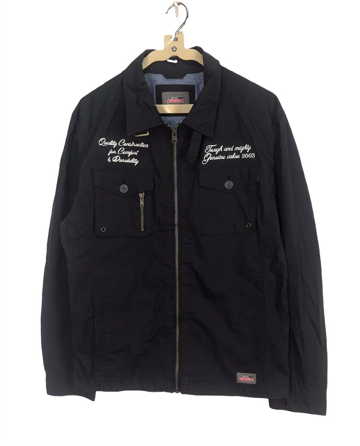 Dickies × Vintage Vintage dickies genuine workers distressed zipper jacket Size US M / EU 48-50 / 2 - 2 Thumbnail