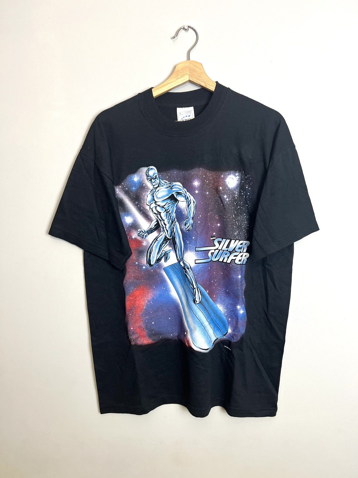 Marvel Comics Rare Vintage 2001 Marvel Comics Silver Surfer Y2K T-Shirt Size US L / EU 52-54 / 3 - 1 Thumbnail