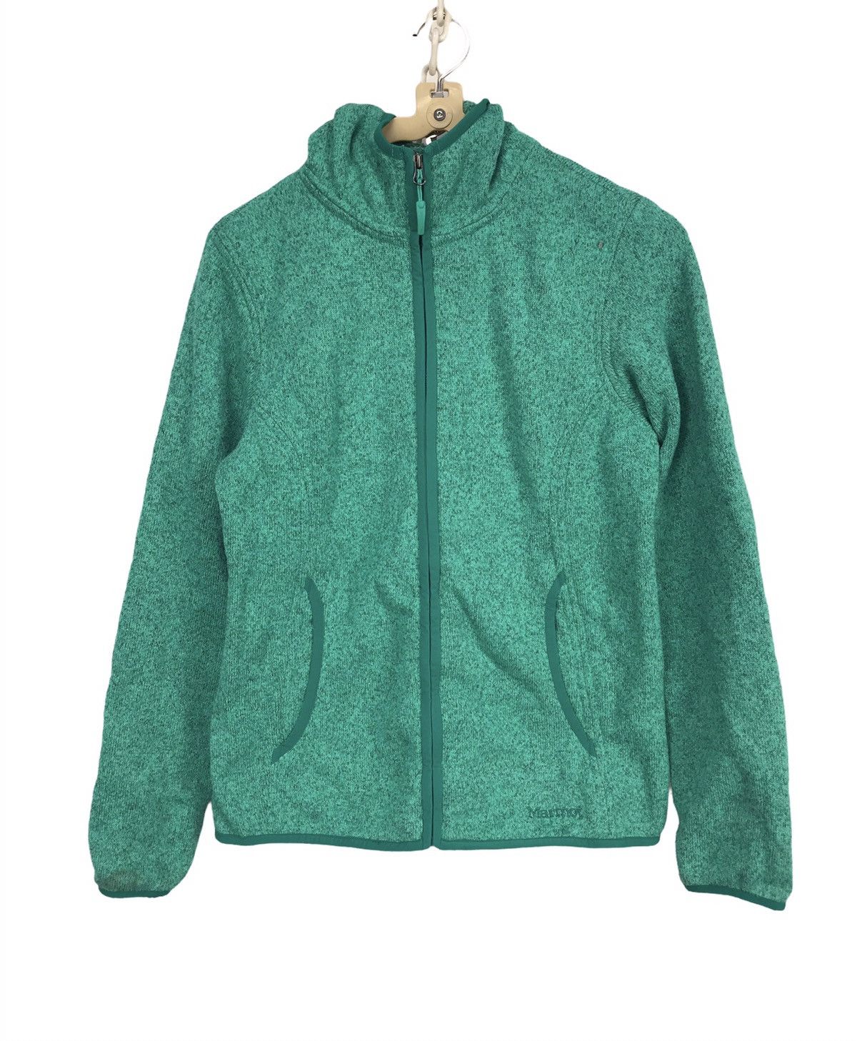 Marmot Green marmot zipper hoodie sweatshirt Size S / US 4 / IT 40 - 1 Thumbnail