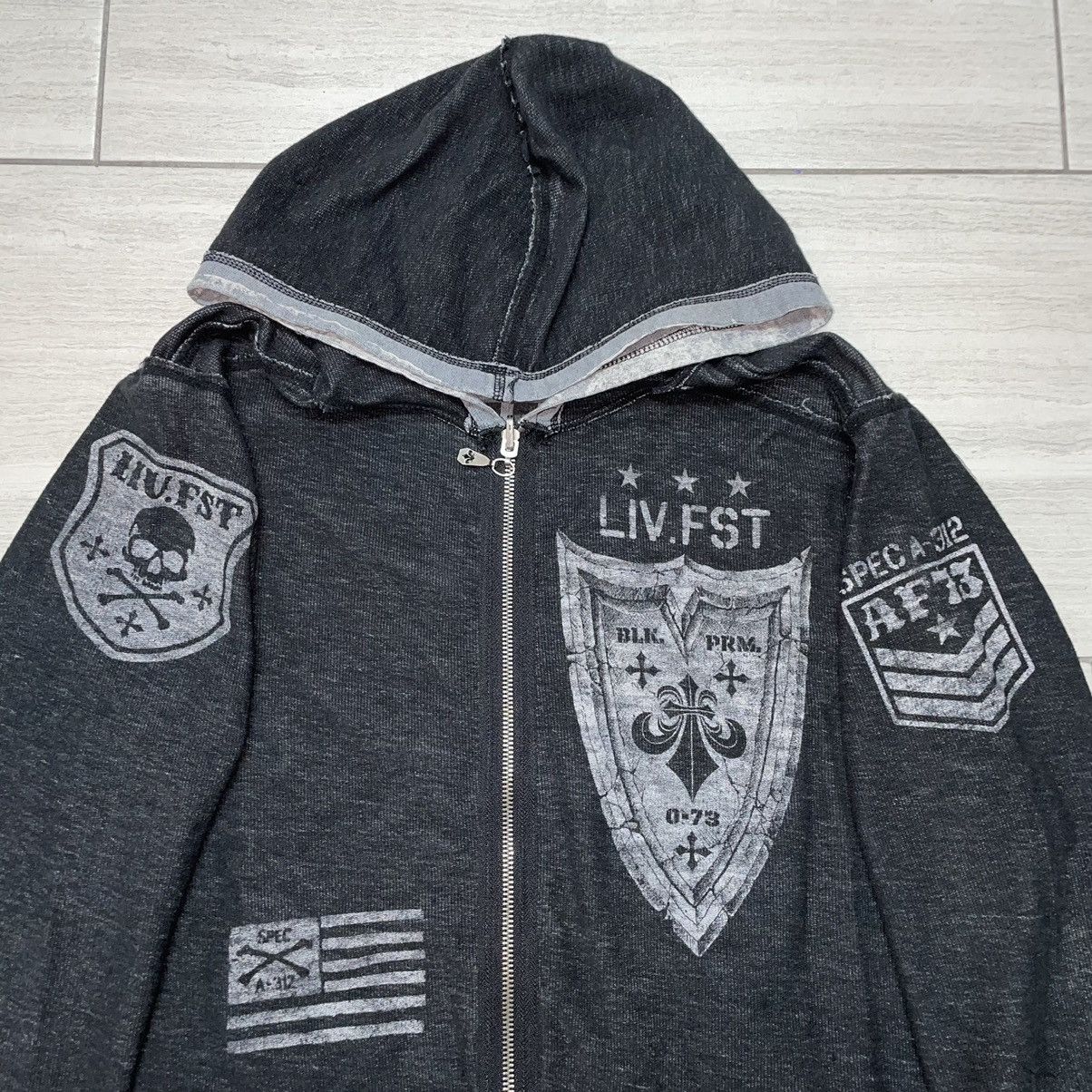 Affliction Affliction reversible zip up hoodie wings & skulls Size US XL / EU 56 / 4 - 10 Thumbnail