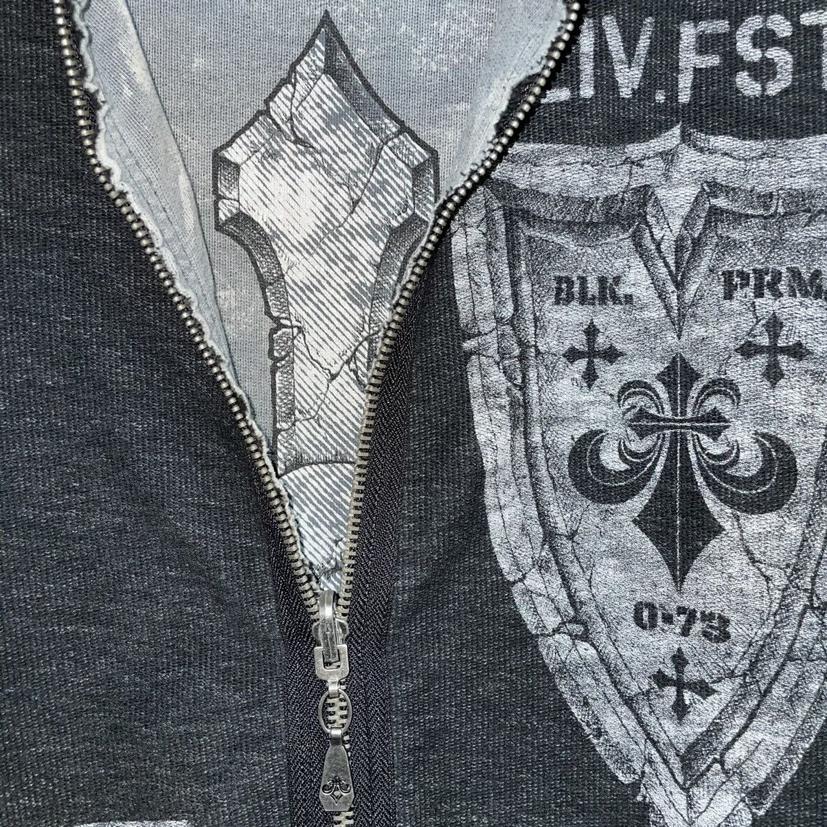 Affliction Affliction reversible zip up hoodie wings & skulls Size US XL / EU 56 / 4 - 11 Thumbnail