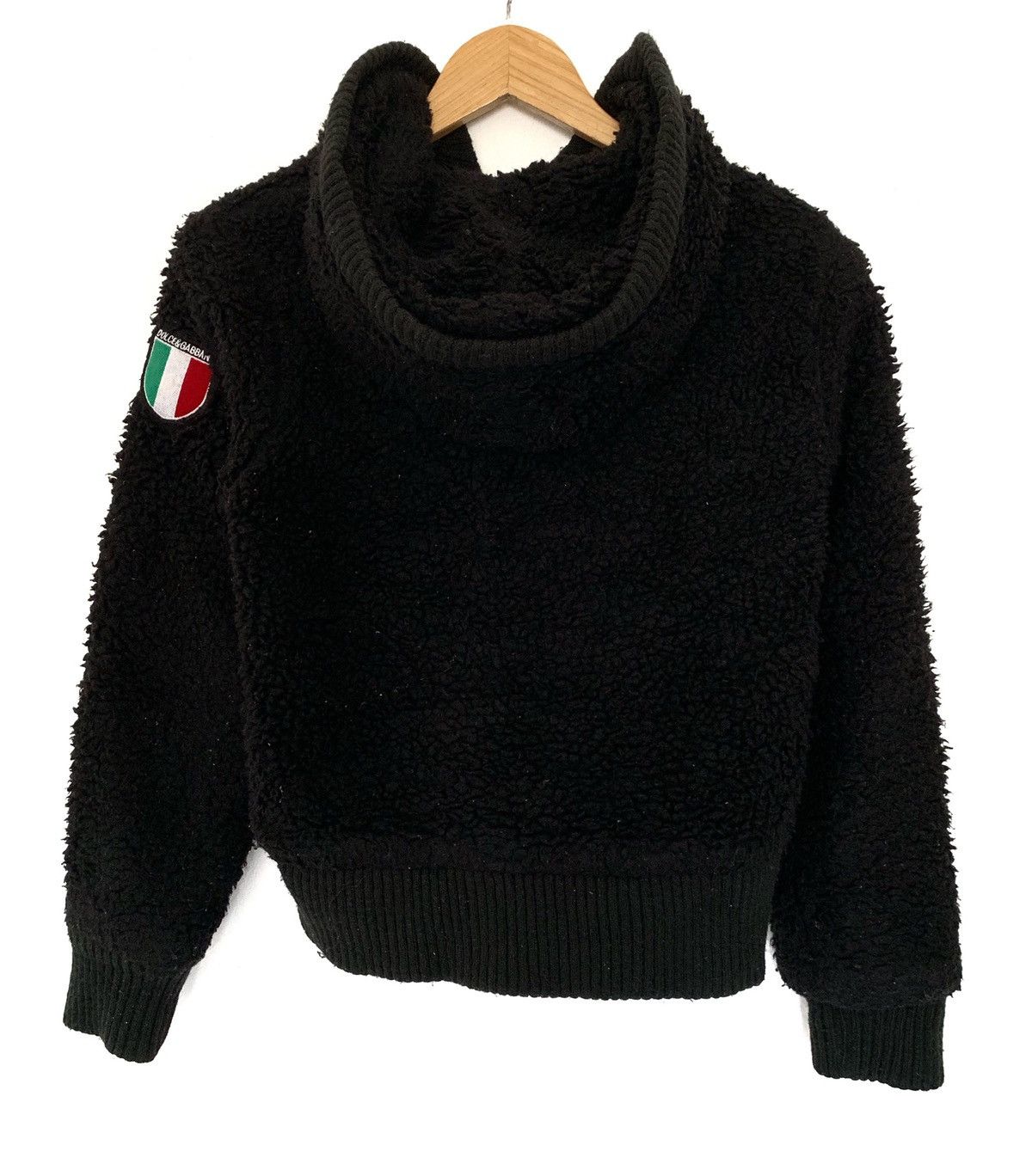 Dolce & Gabbana Dolce & Gabbana Deep Pile Retro X Fleece Hoodie Size US XS / EU 42 / 0 - 3 Thumbnail