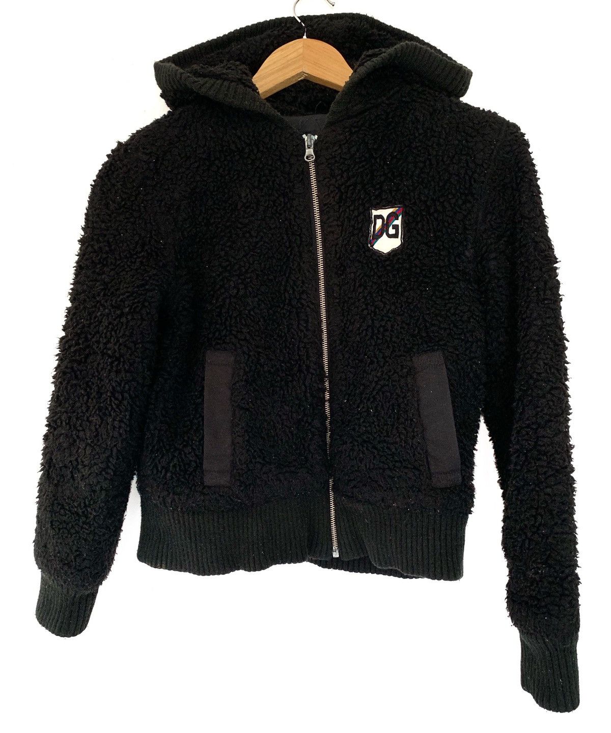 Dolce & Gabbana Dolce & Gabbana Deep Pile Retro X Fleece Hoodie Size US XS / EU 42 / 0 - 2 Thumbnail