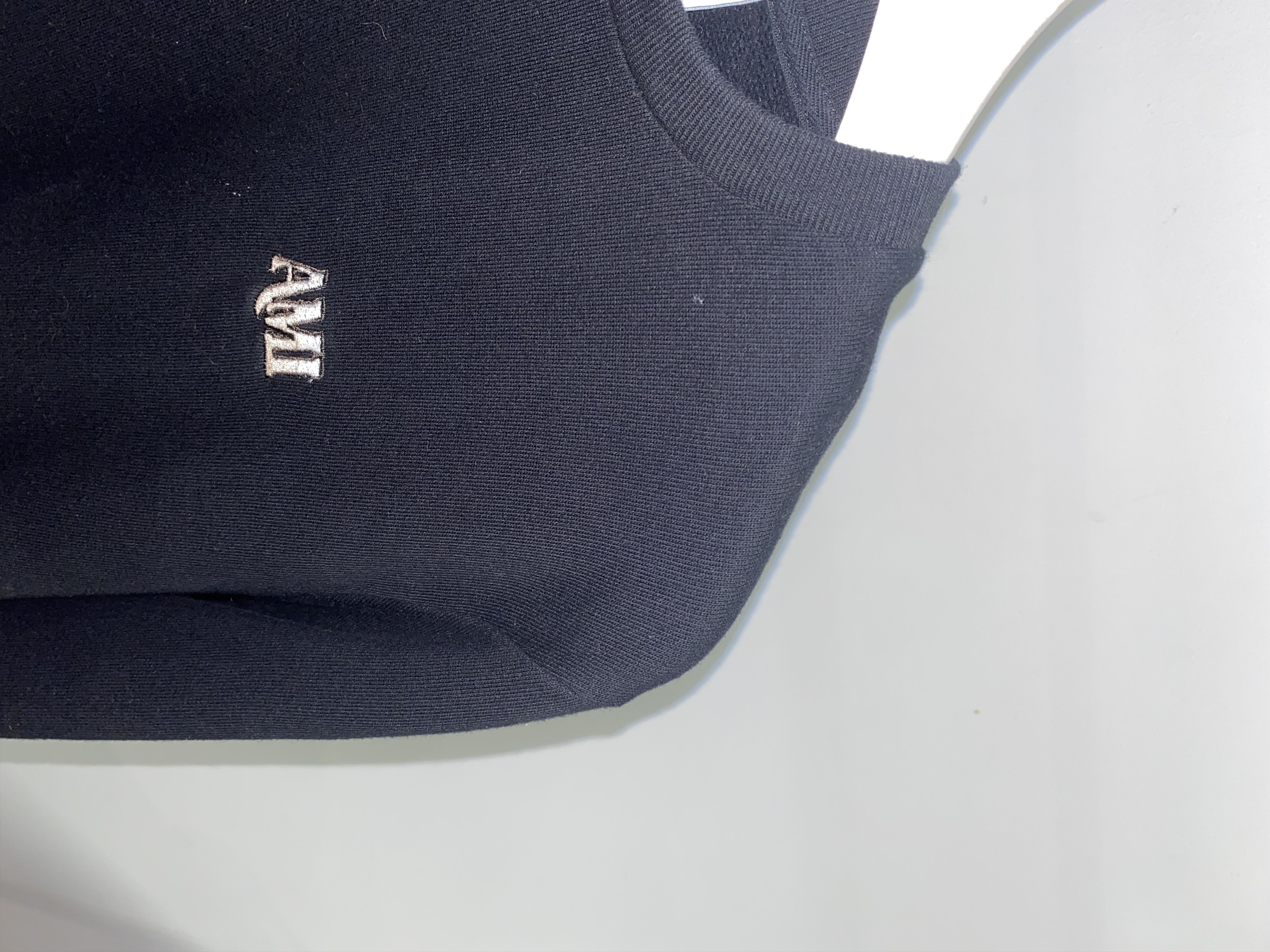 AMI AMI by Alexandre Mattiussi Small Logo Black Crewneck Size US M / EU 48-50 / 2 - 2 Thumbnail