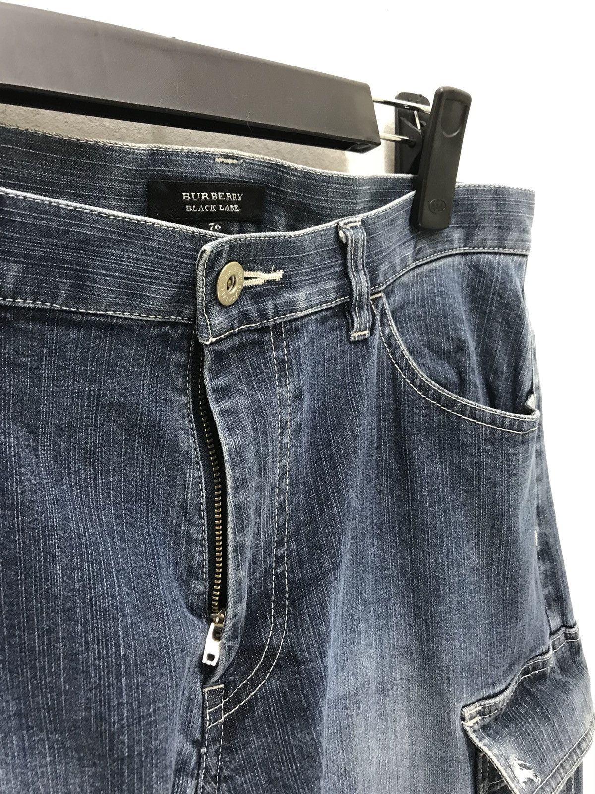 Burberry 🐎Burberry Black Label Cargo Denim Pant Slim Stretchable Size US 30 / EU 46 - 7 Thumbnail