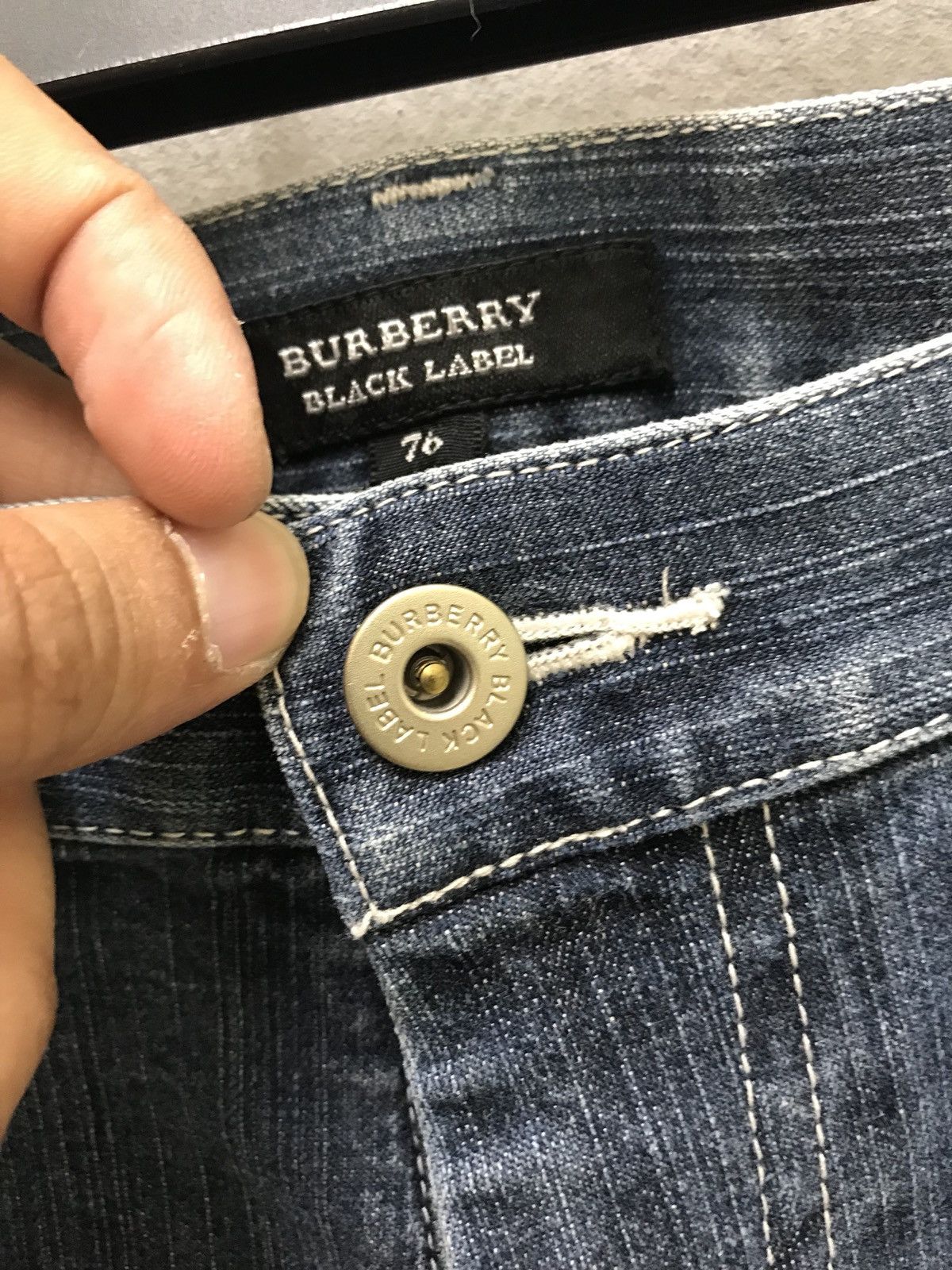 Burberry 🐎Burberry Black Label Cargo Denim Pant Slim Stretchable Size US 30 / EU 46 - 8 Thumbnail
