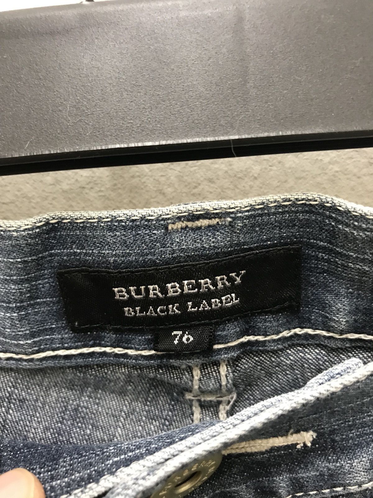 Burberry 🐎Burberry Black Label Cargo Denim Pant Slim Stretchable Size US 30 / EU 46 - 9 Thumbnail