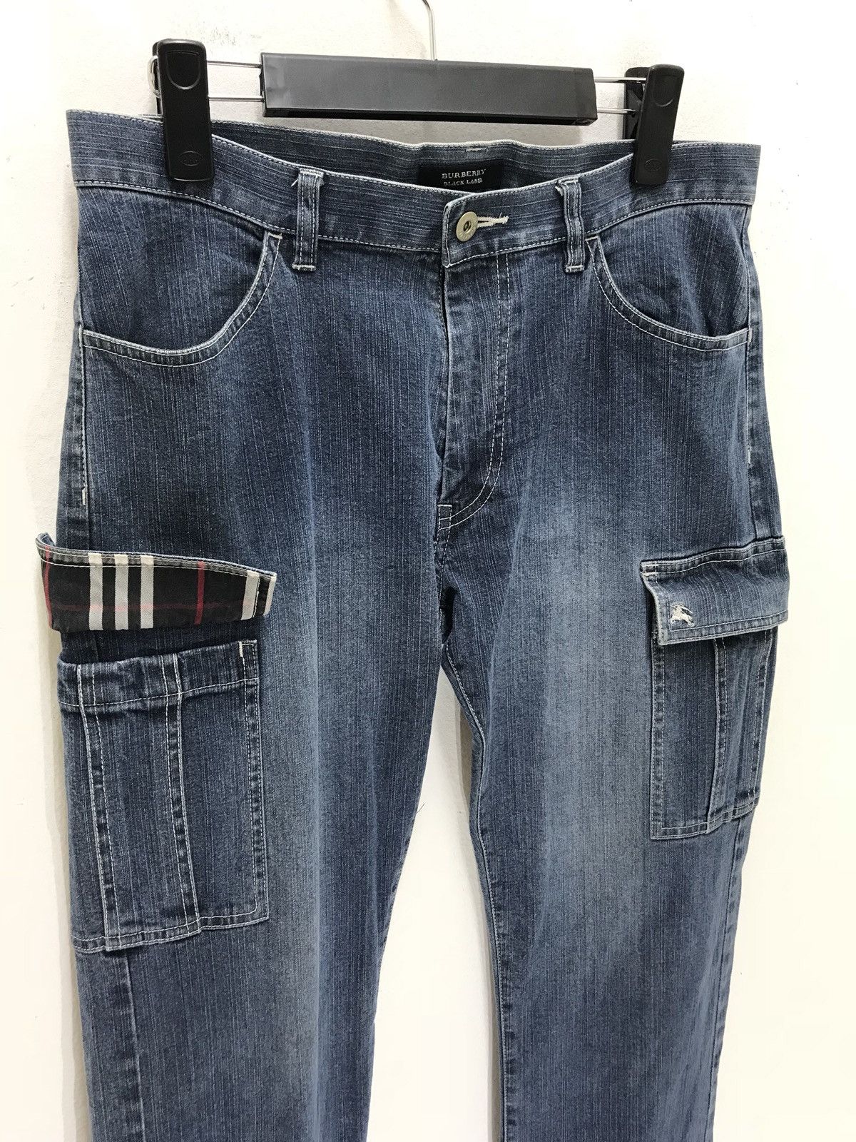 Burberry 🐎Burberry Black Label Cargo Denim Pant Slim Stretchable Size US 30 / EU 46 - 3 Thumbnail