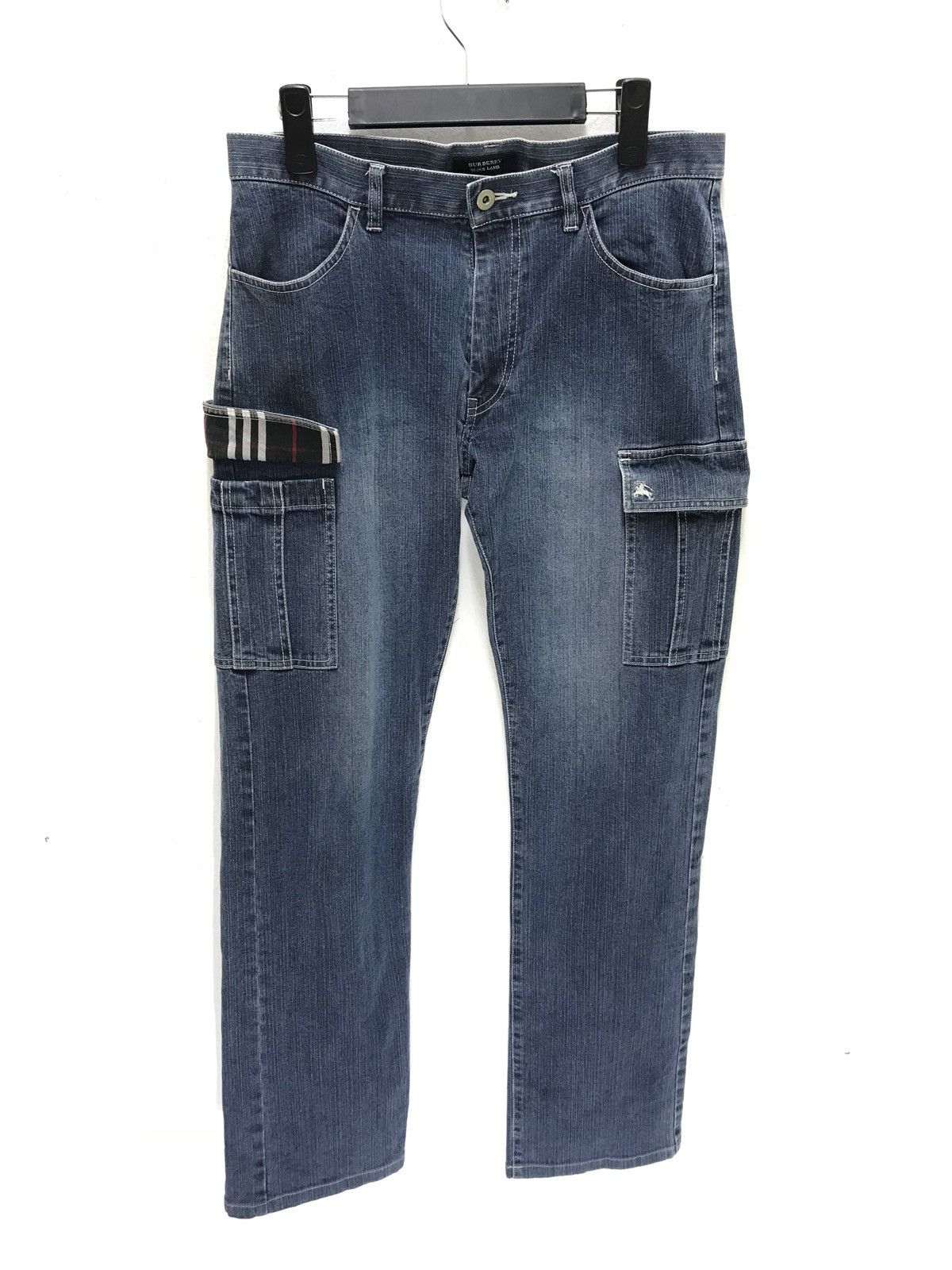 Burberry 🐎Burberry Black Label Cargo Denim Pant Slim Stretchable Size US 30 / EU 46 - 1 Thumbnail