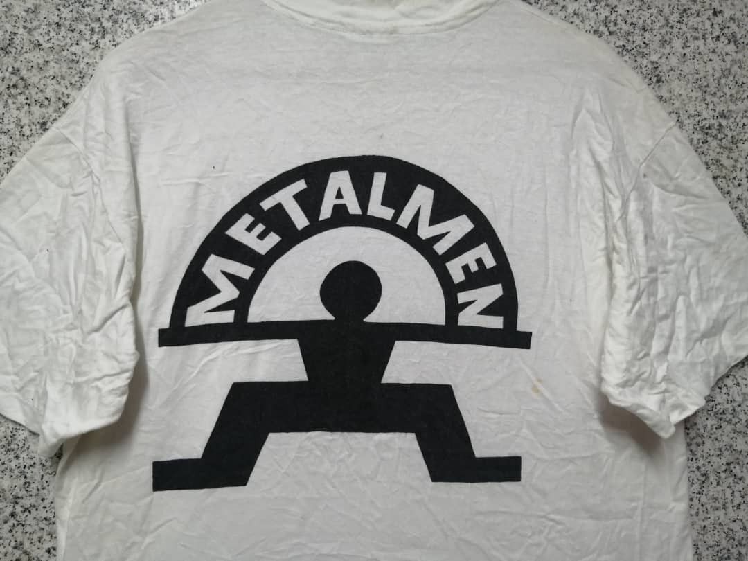 Band Tees × Vintage 80s VINTAGE METALMEN VERY RARE Size US L / EU 52-54 / 3 - 3 Thumbnail