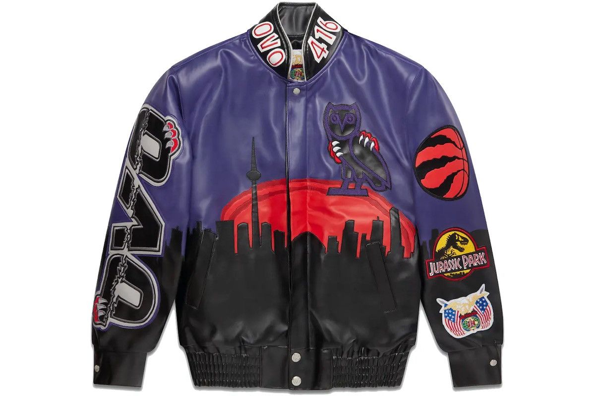 Jeff Hamilton × October's Very Own OVO x JEFF HAMILTON JURASSIC PARK TORONTO RAPTORS VARSITY Size US M / EU 48-50 / 2 - 4 Thumbnail