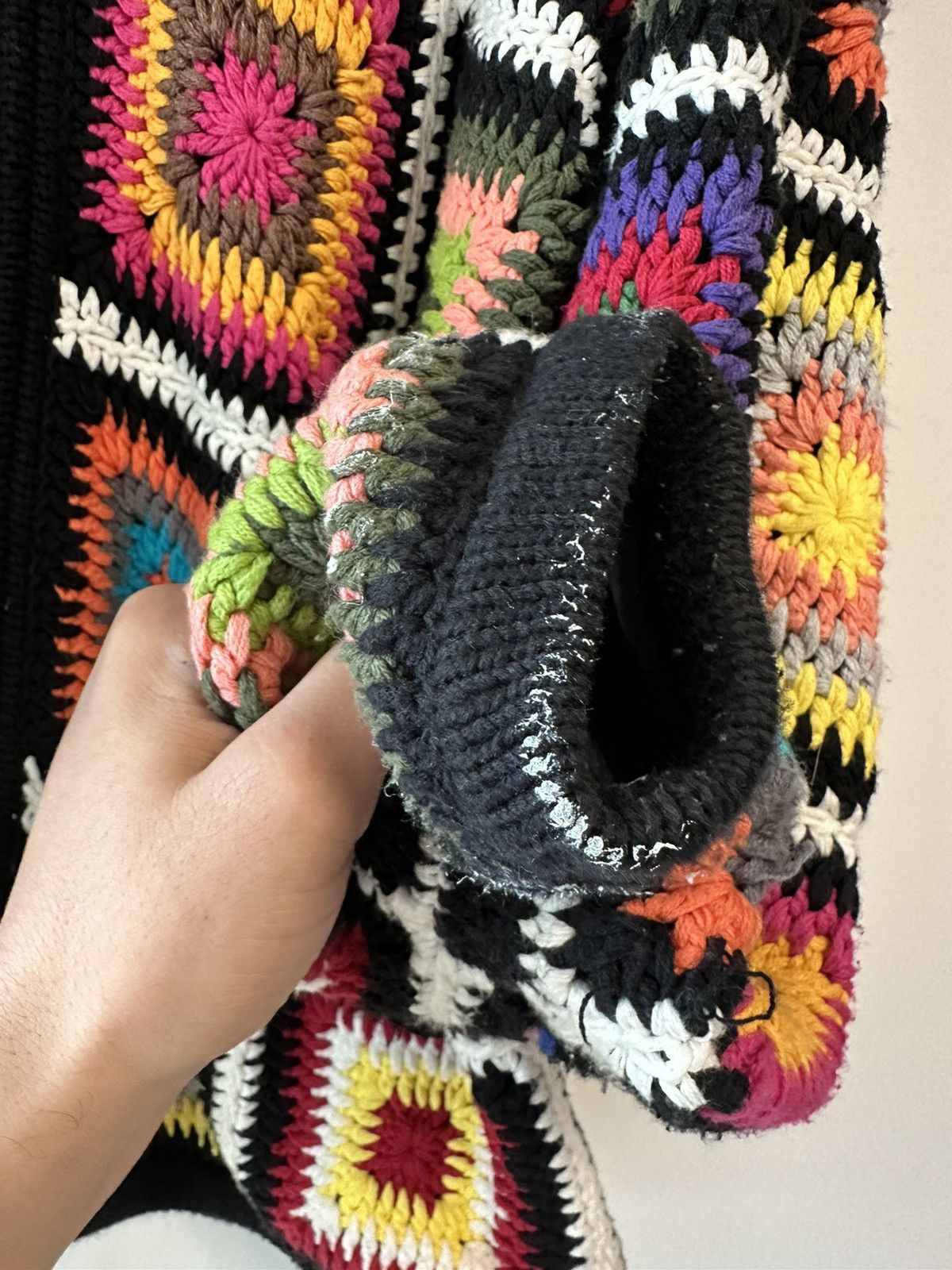 Supreme Supreme Crochet Hooded Zip Up Sweater Multicolor Size US L / EU 52-54 / 3 - 3 Thumbnail