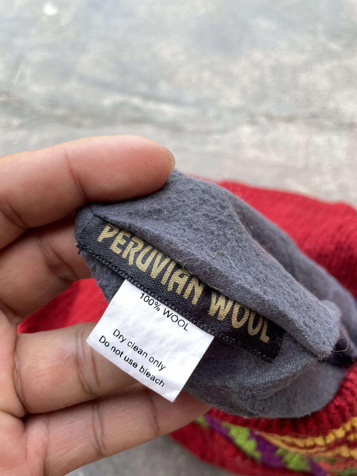 Japanese Brand PERUVIAN WOOL SNOW CAP Size ONE SIZE - 4 Thumbnail