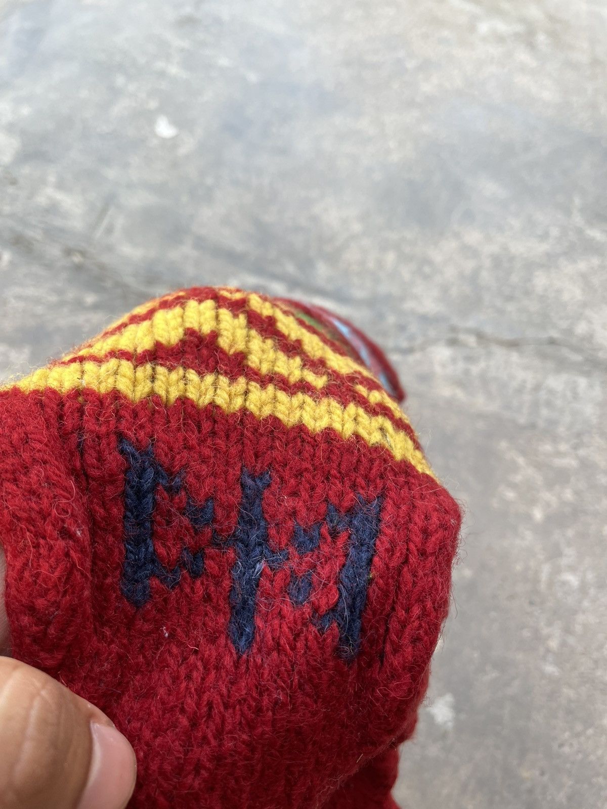 Japanese Brand PERUVIAN WOOL SNOW CAP Size ONE SIZE - 3 Thumbnail