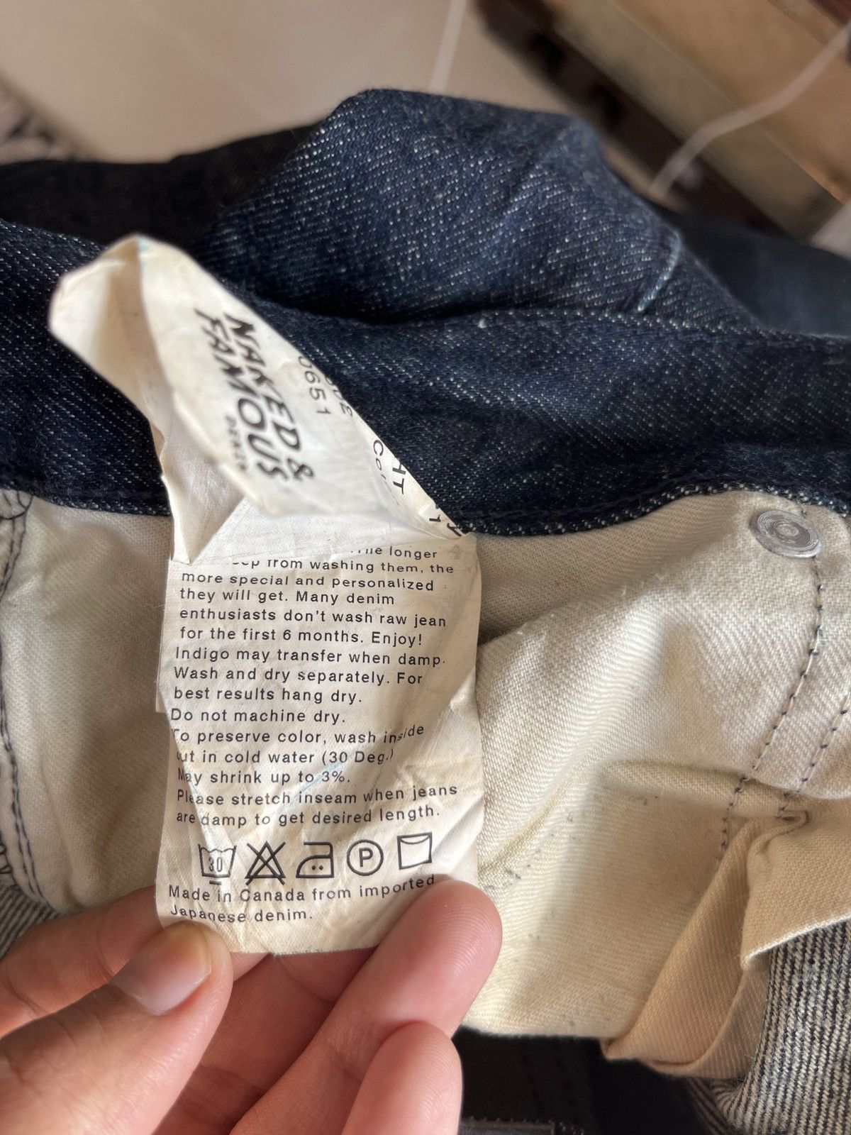 Japanese Brand Naked & famous ft66 Size US 34 / EU 50 - 12 Thumbnail