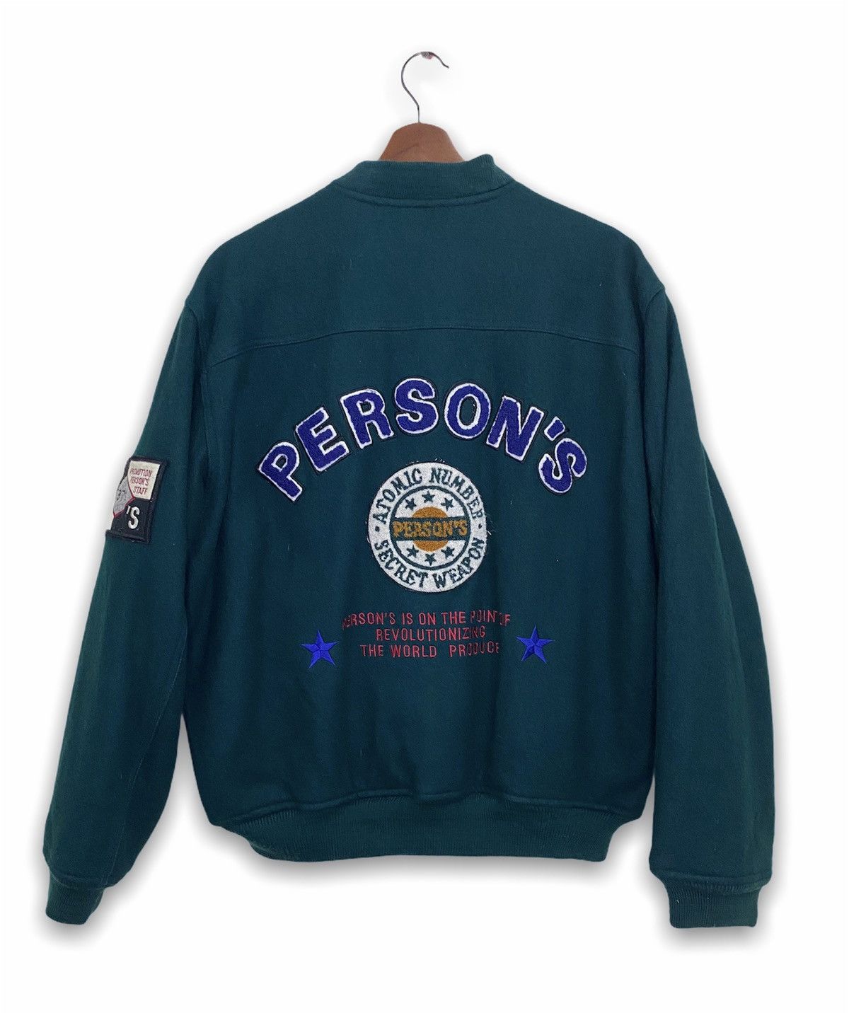 PERSON'S Vintage Japanese Brand PERSON’S Wool Varsity Jacket Size US XL / EU 56 / 4 - 5 Thumbnail