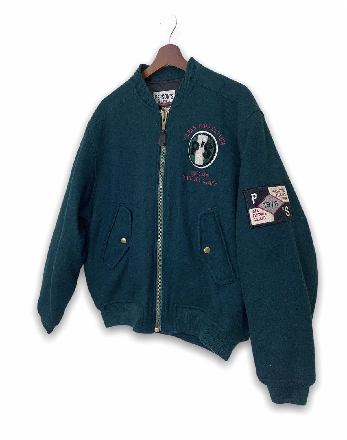 PERSON'S Vintage Japanese Brand PERSON’S Wool Varsity Jacket Size US XL / EU 56 / 4 - 2 Thumbnail