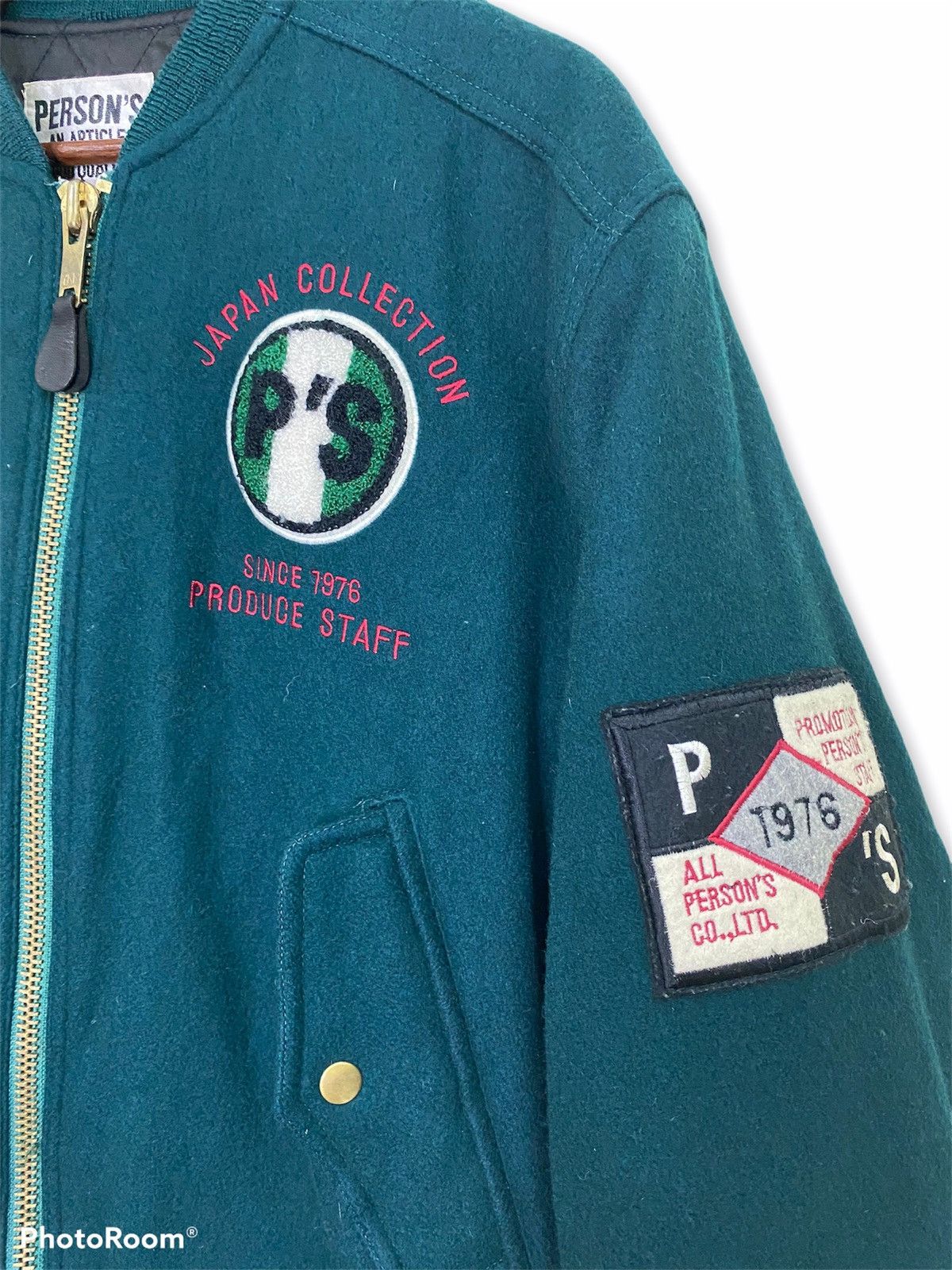PERSON'S Vintage Japanese Brand PERSON’S Wool Varsity Jacket Size US XL / EU 56 / 4 - 3 Thumbnail