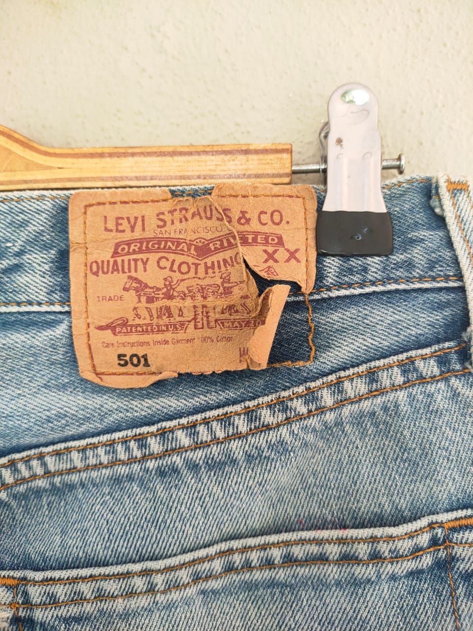 Levi's 90s Vintage Levi's 501 Distresses Denim Size US 29 - 6 Thumbnail