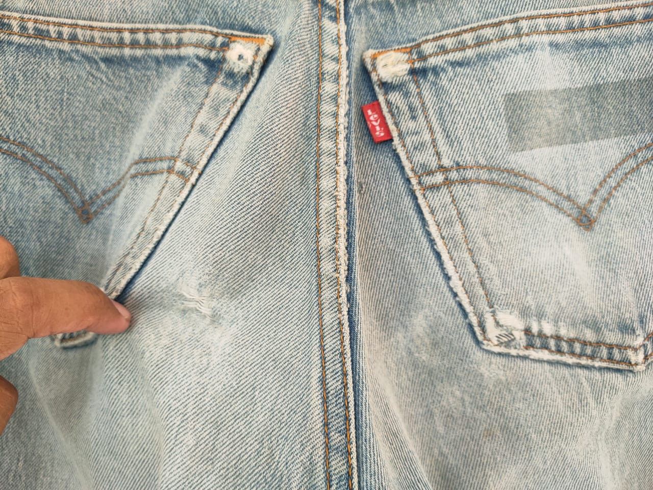 Levi's 90s Vintage Levi's 501 Distresses Denim Size US 29 - 5 Thumbnail