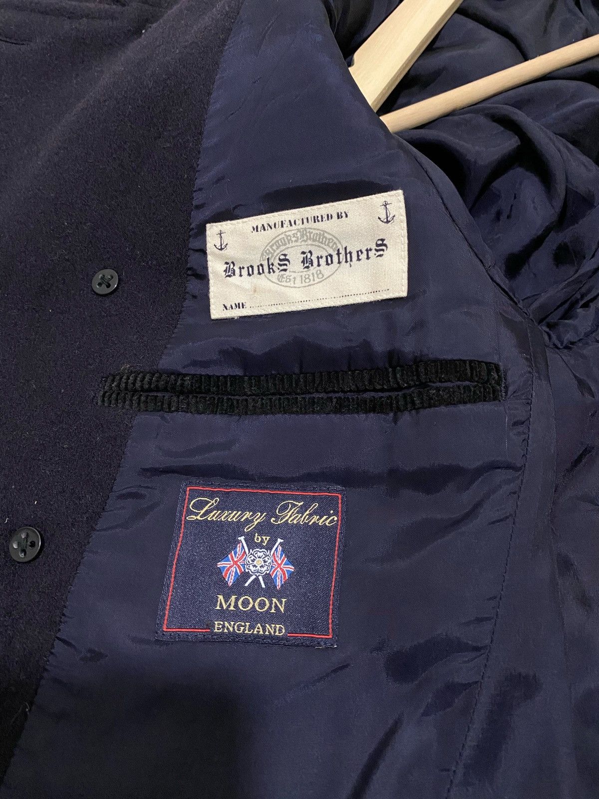 Brooks Brothers × Vintage Vintage military Brooks Brothers Jacket 95% Wool Size US XS / EU 42 / 0 - 12 Thumbnail