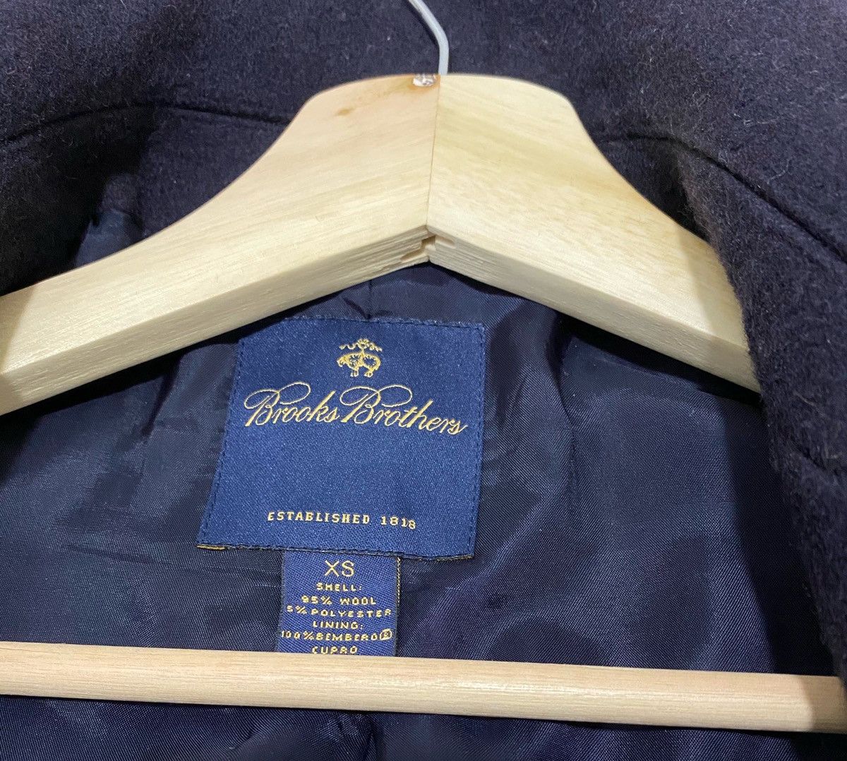 Brooks Brothers × Vintage Vintage military Brooks Brothers Jacket 95% Wool Size US XS / EU 42 / 0 - 10 Thumbnail