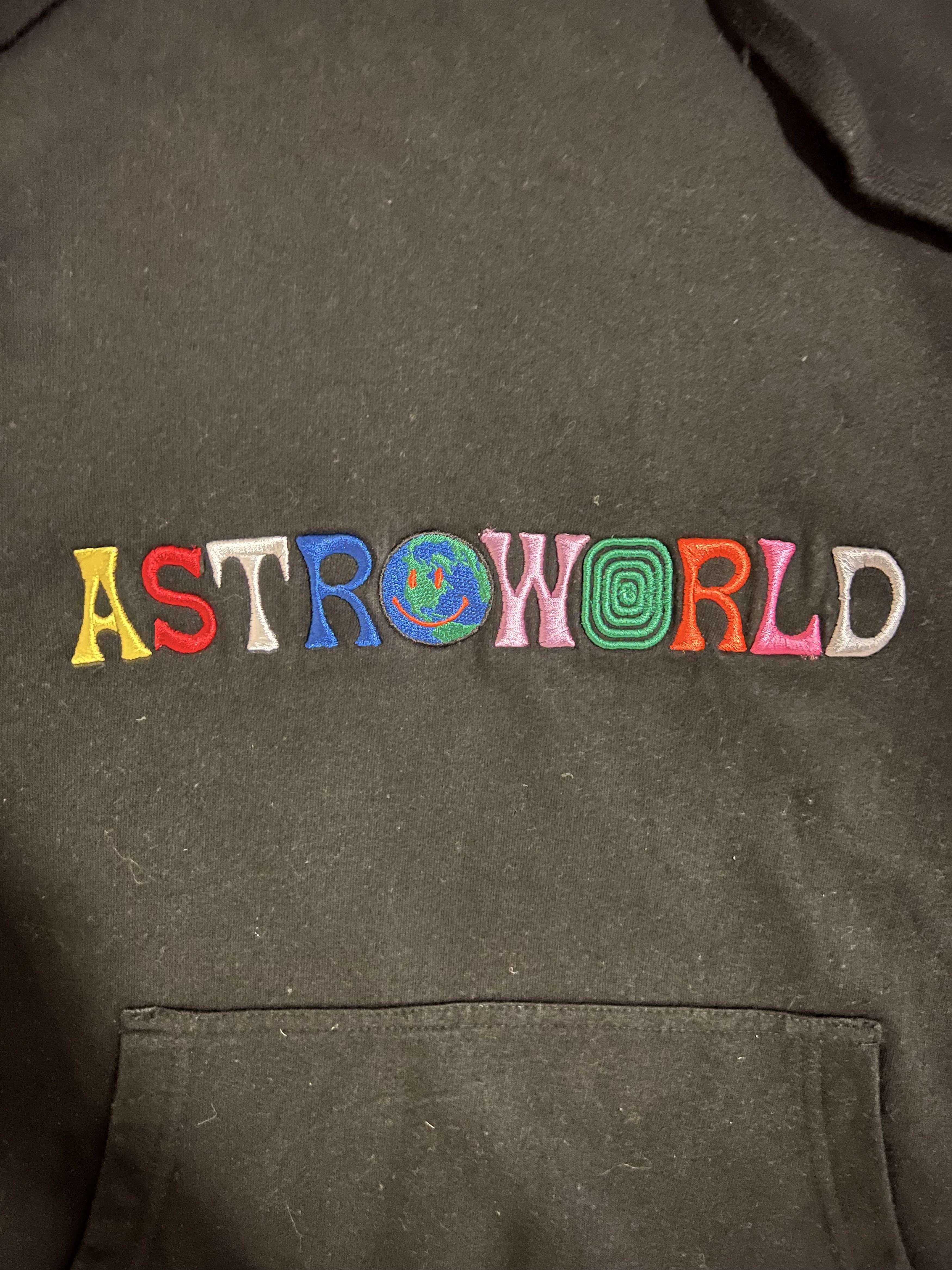 Travis Scott 💚 2018 Travis Scott Astroworld Embroidered Logo Hoodie Size US M / EU 48-50 / 2 - 3 Thumbnail
