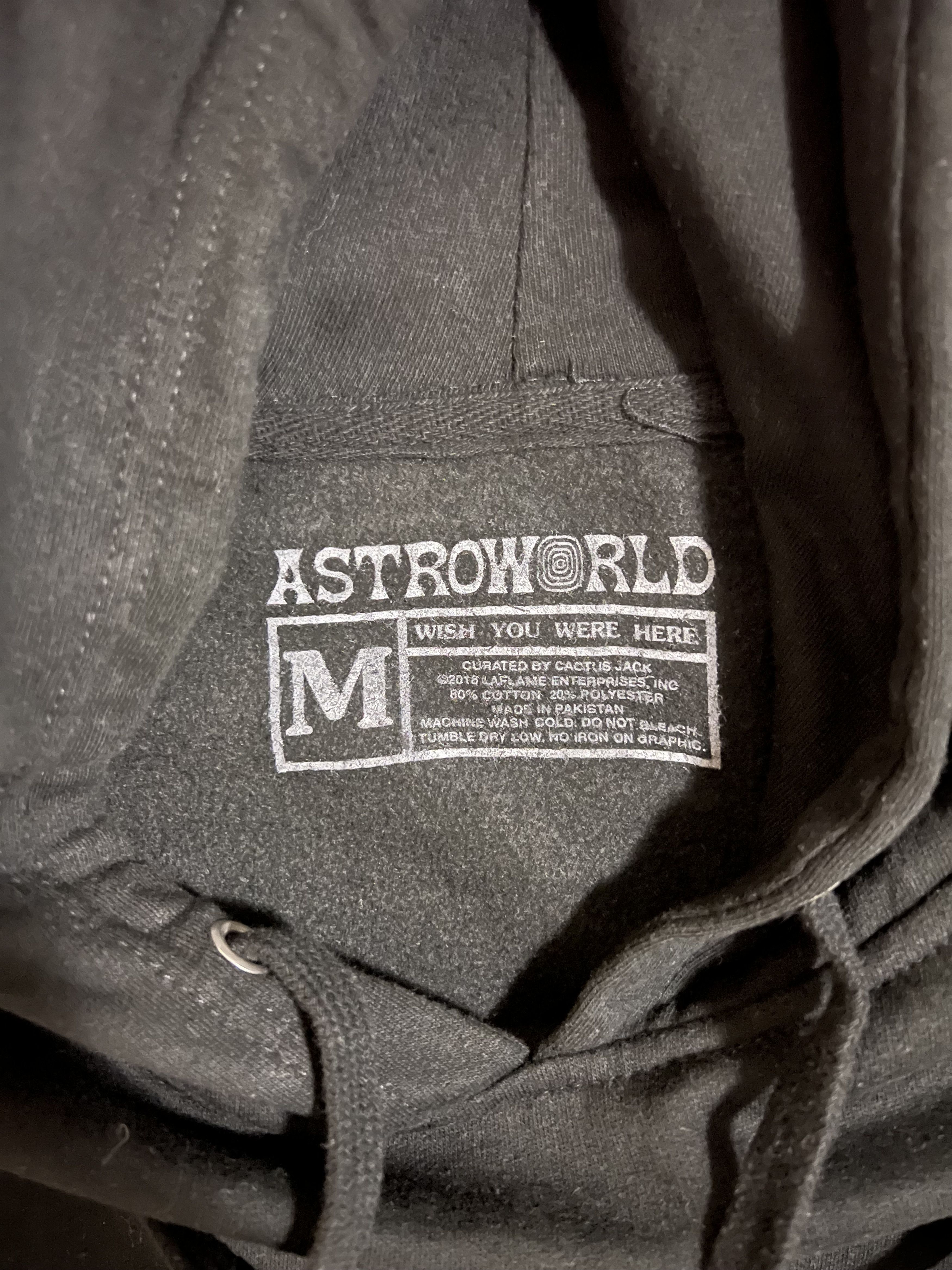 Travis Scott 💚 2018 Travis Scott Astroworld Embroidered Logo Hoodie Size US M / EU 48-50 / 2 - 5 Thumbnail