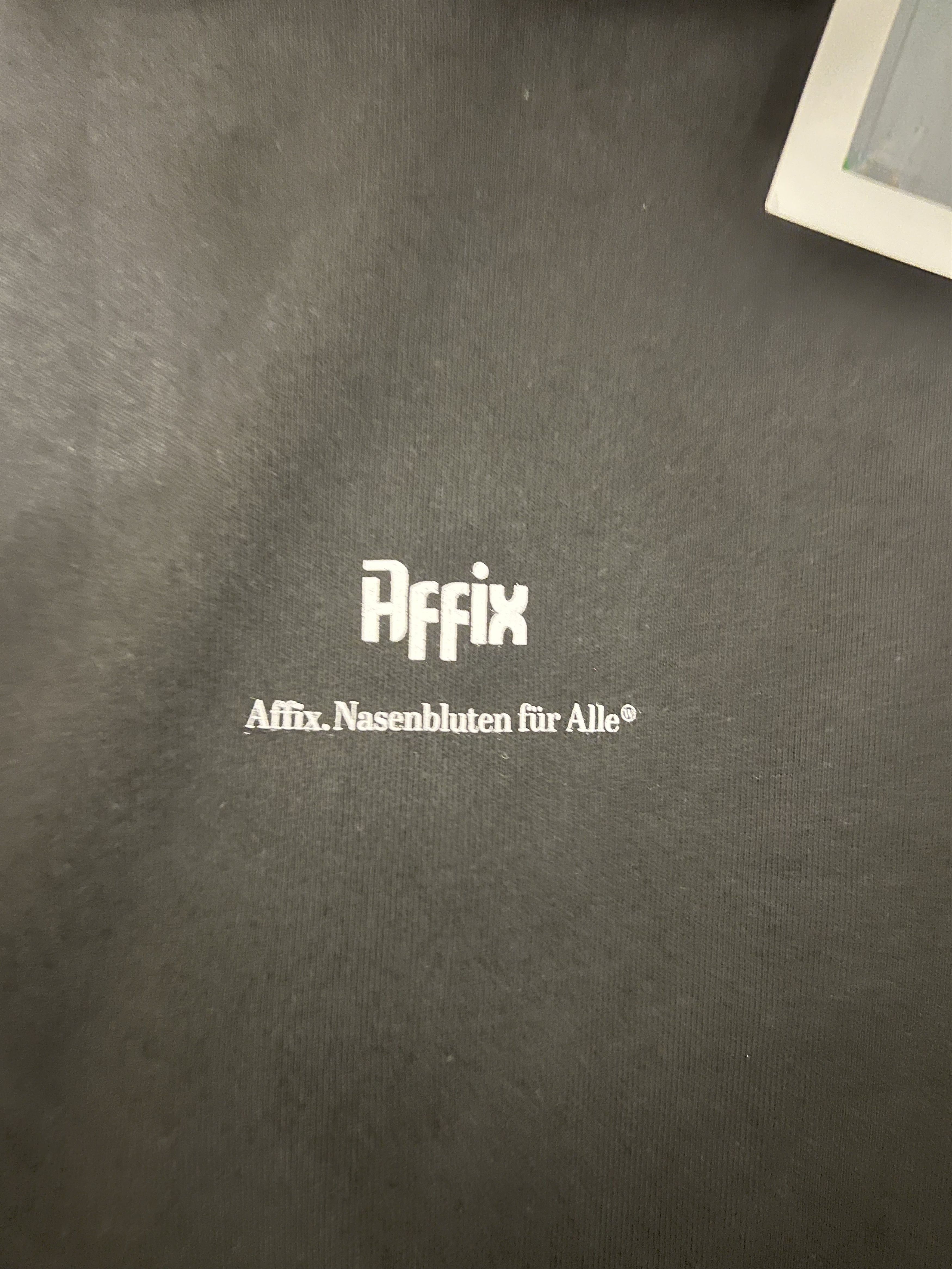 AFFXWRKS 💚 SS21 Affix Nasenbluten Hoodie Black Medium NEW Size US M / EU 48-50 / 2 - 6 Thumbnail