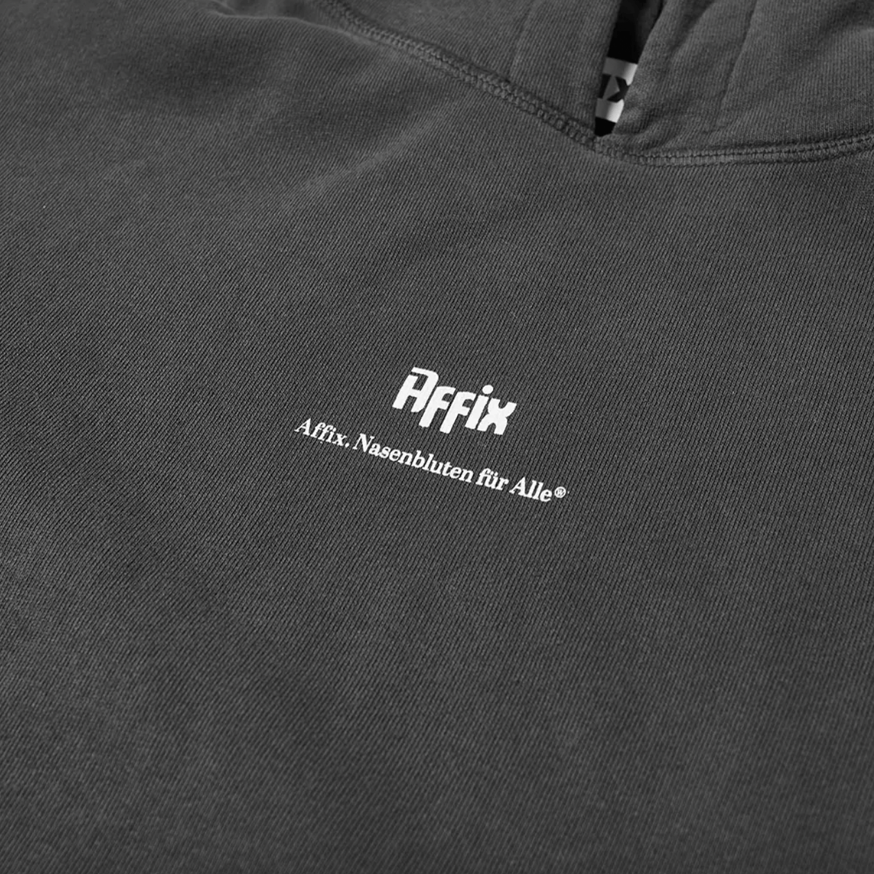 AFFXWRKS 💚 SS21 Affix Nasenbluten Hoodie Black Medium NEW Size US M / EU 48-50 / 2 - 2 Thumbnail