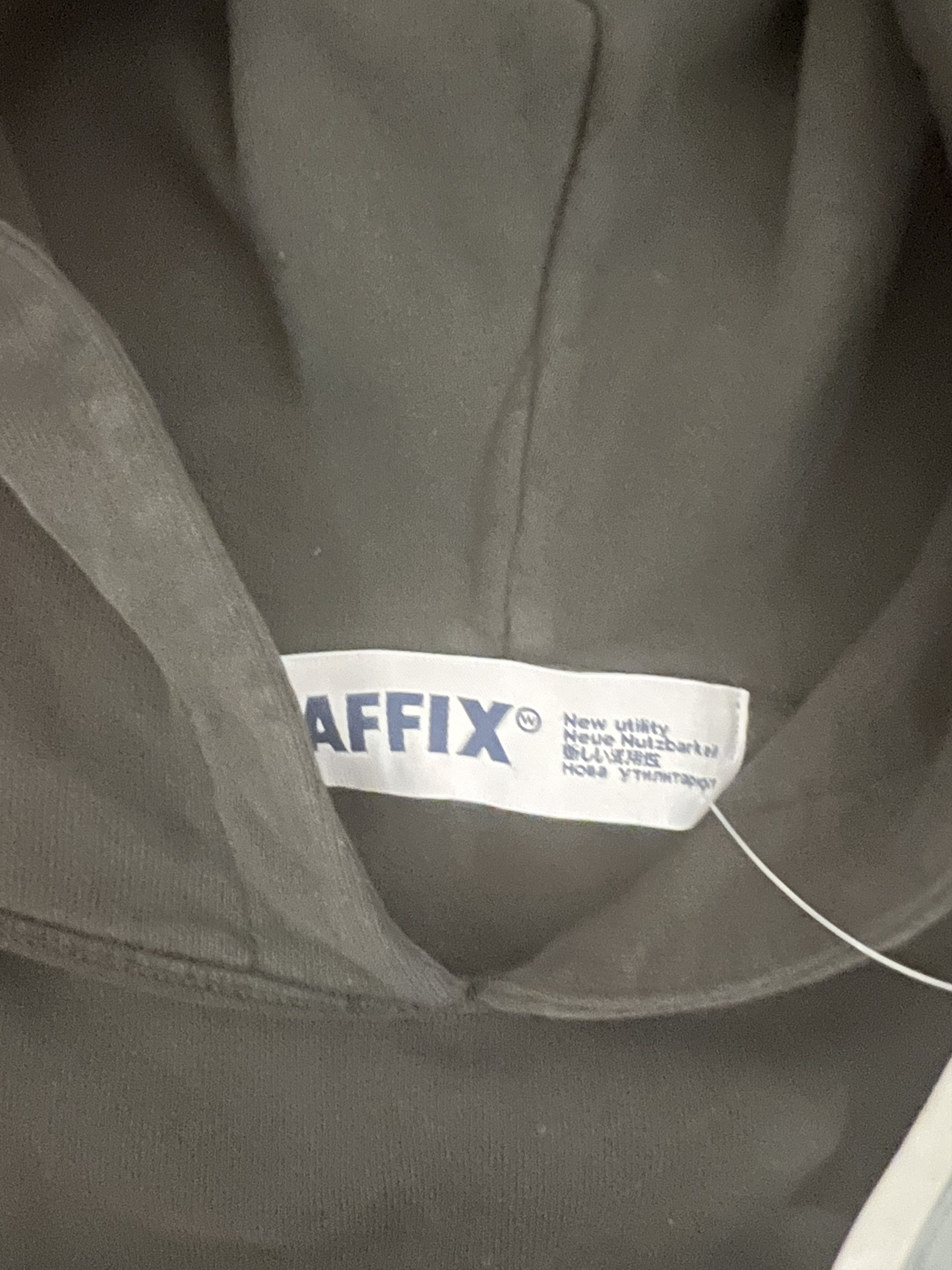 AFFXWRKS 💚 SS21 Affix Nasenbluten Hoodie Black Medium NEW Size US M / EU 48-50 / 2 - 7 Thumbnail