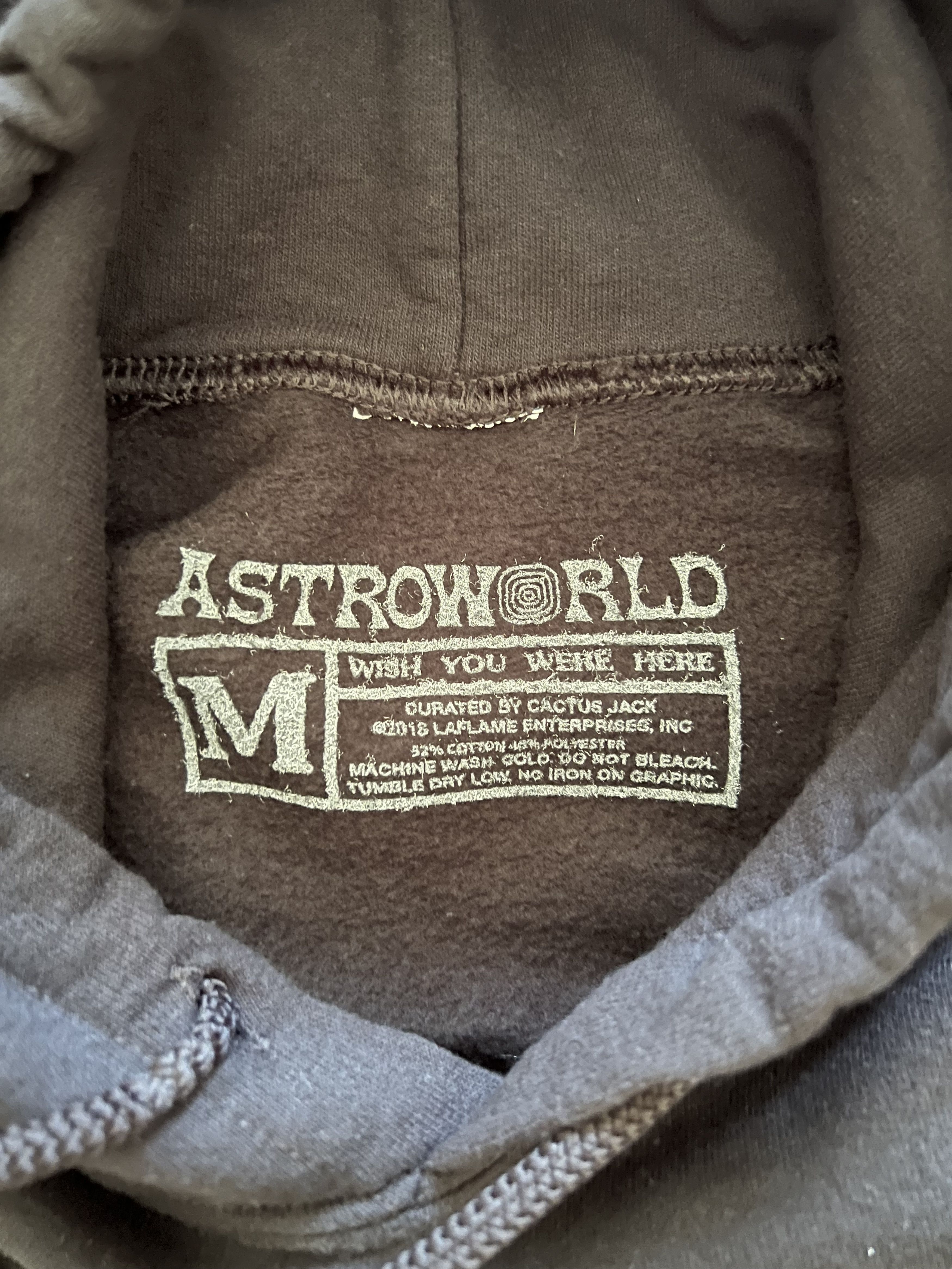 Travis Scott 💚 2018 Travis Scott Astroworld Festival Brush Hoodie Black Size US M / EU 48-50 / 2 - 3 Thumbnail