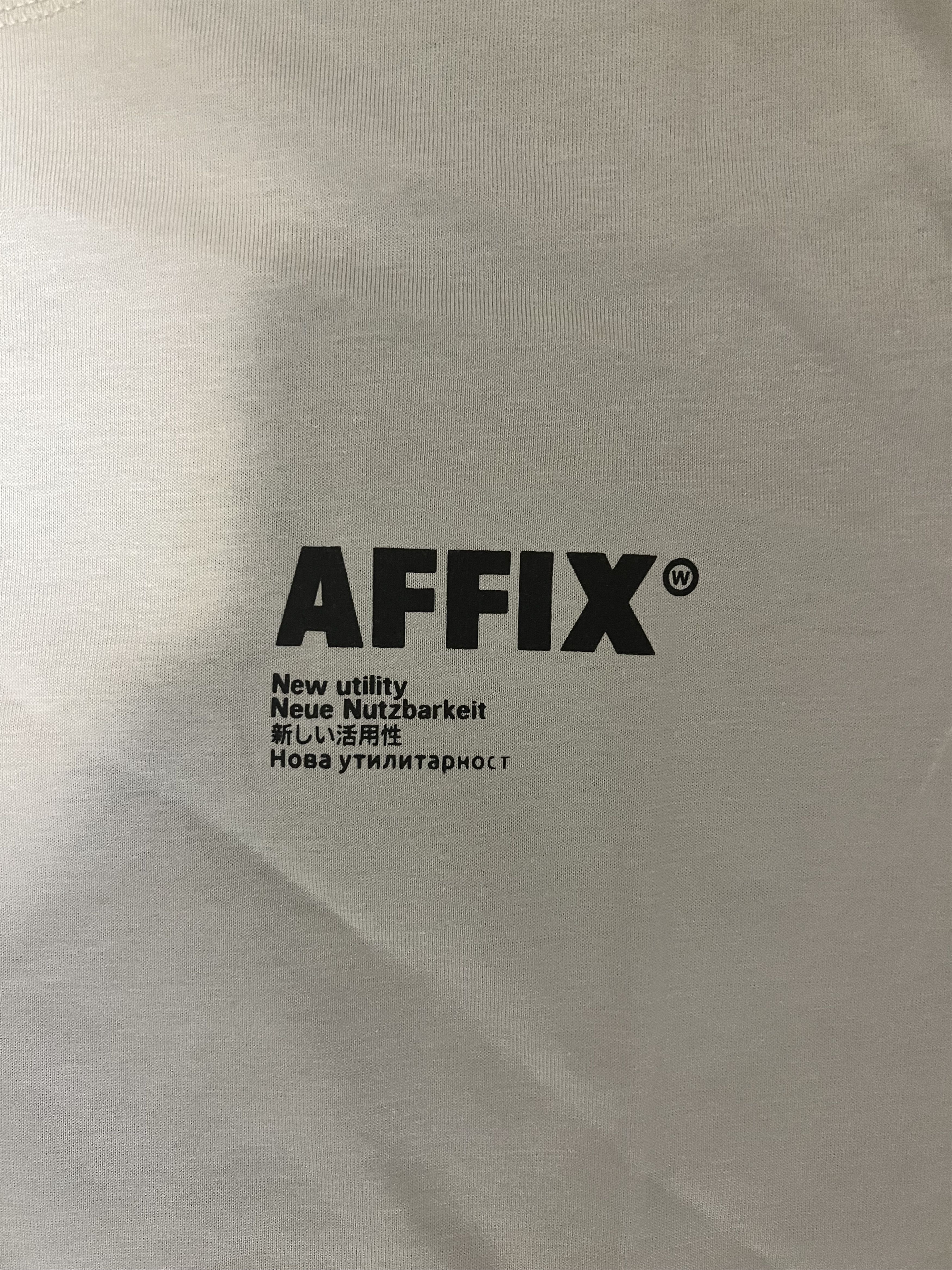 AFFXWRKS 💚 SS21 Affix Works Standardised Logo T-Shirt Powder Grey Size US M / EU 48-50 / 2 - 4 Thumbnail
