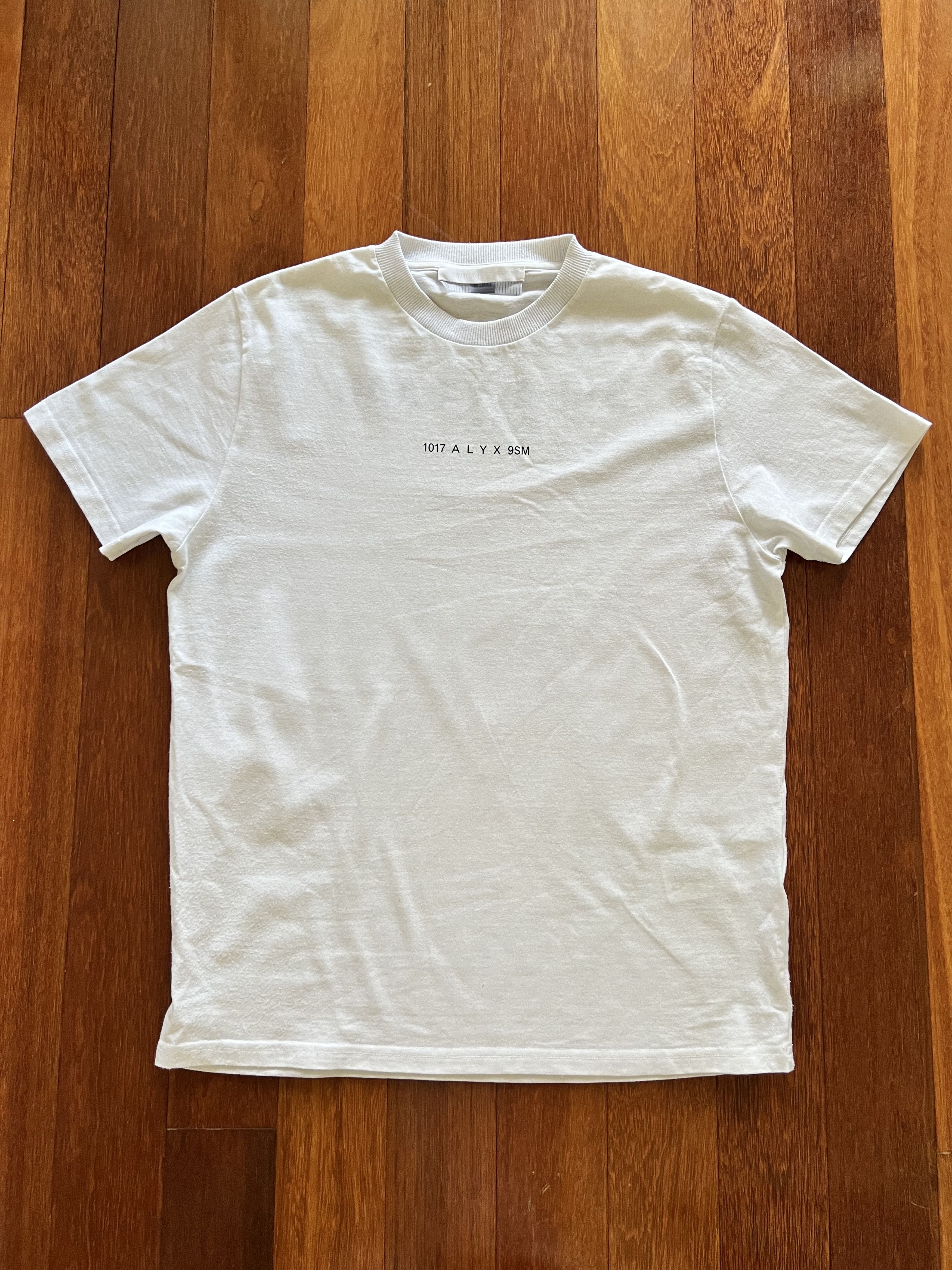 1017 ALYX 9SM × Alyx 💚 SS19 Alyx 'Endless' Collection Logo White Tee Medium Size US M / EU 48-50 / 2 - 2 Thumbnail
