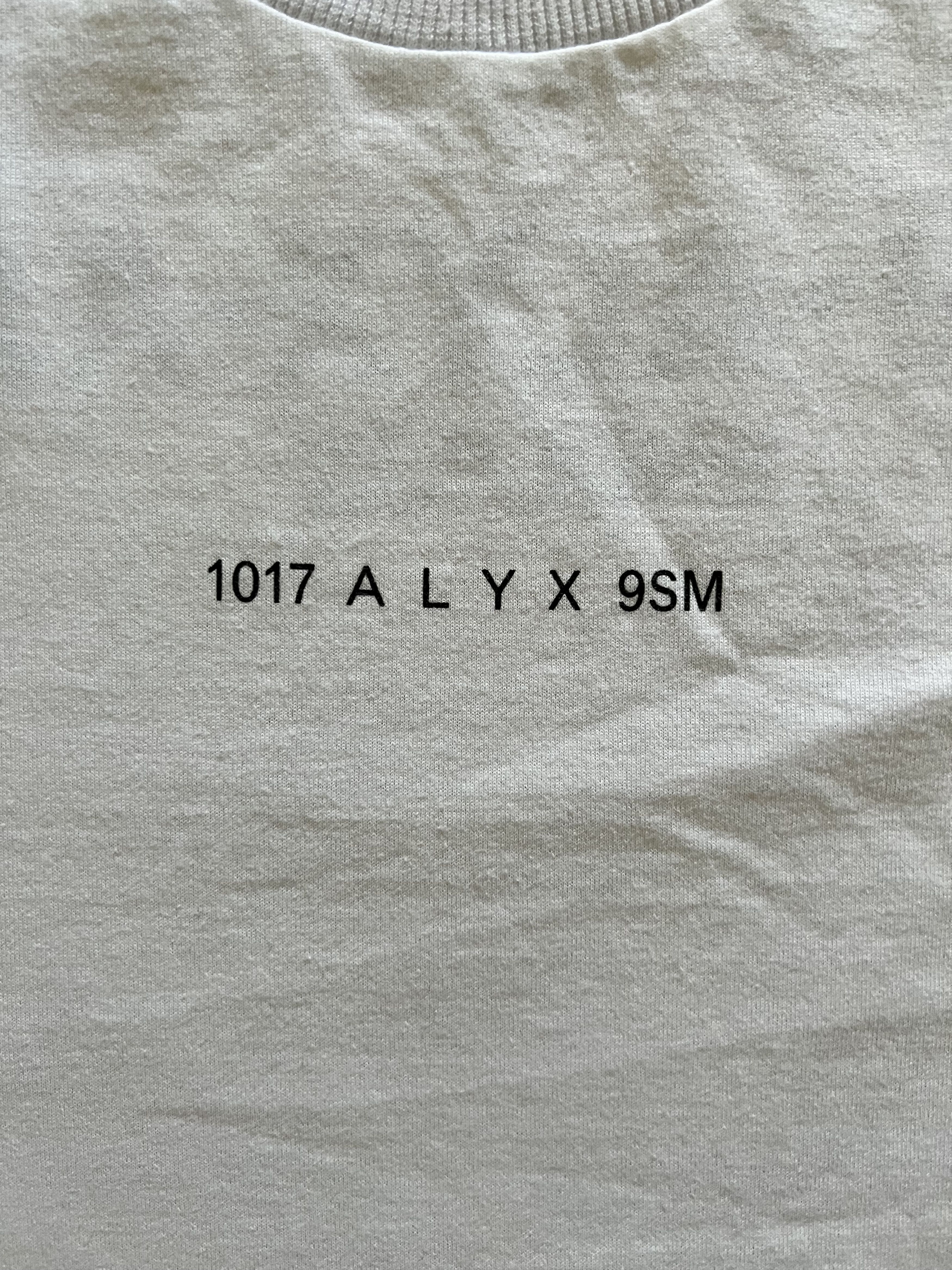 1017 ALYX 9SM × Alyx 💚 SS19 Alyx 'Endless' Collection Logo White Tee Medium Size US M / EU 48-50 / 2 - 4 Thumbnail