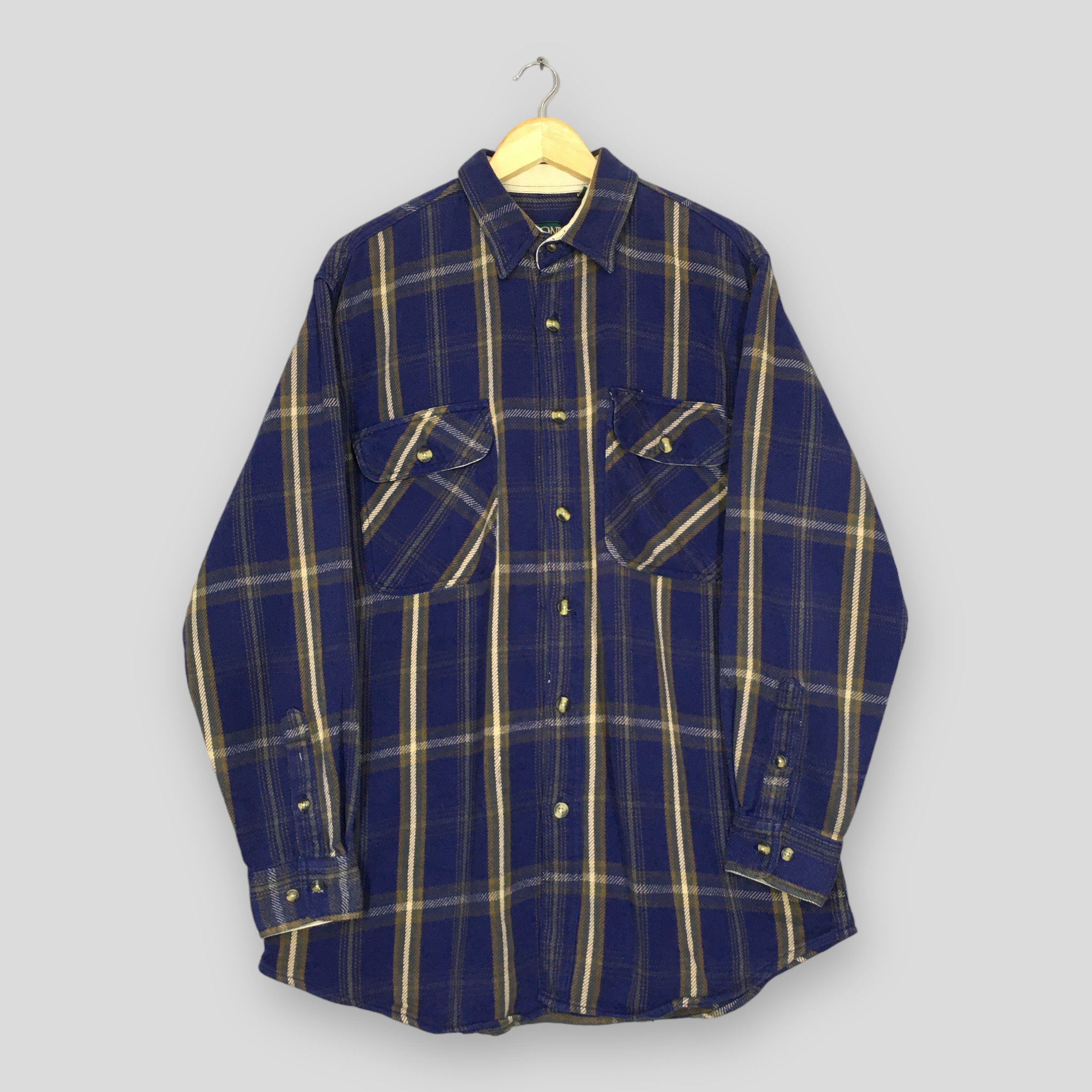Flannel × Vintage Vintage Elk Mont Plaid Checkered Flannel Shirt XLarge Size US XL / EU 56 / 4 - 1 Thumbnail