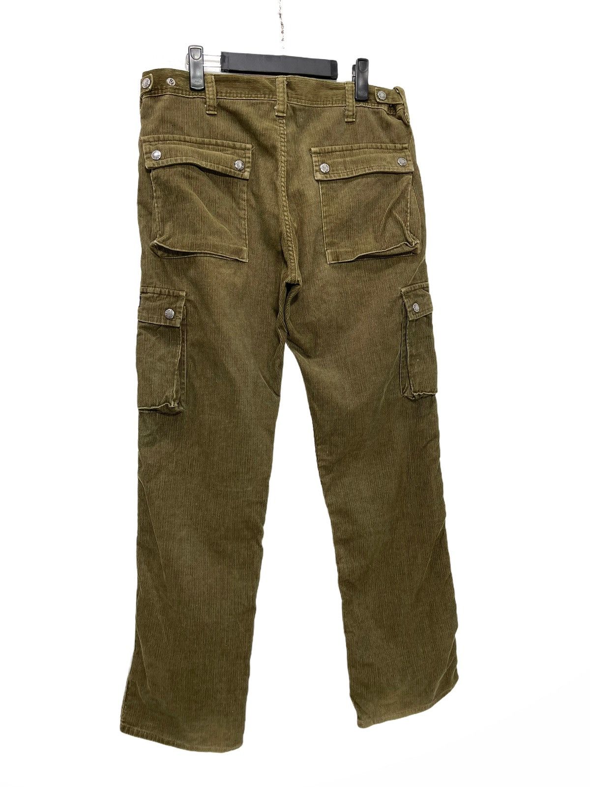 Bape Vintage A Bathing Ape Corduroy Cargo Pants Size US 34 / EU 50 - 6 Thumbnail