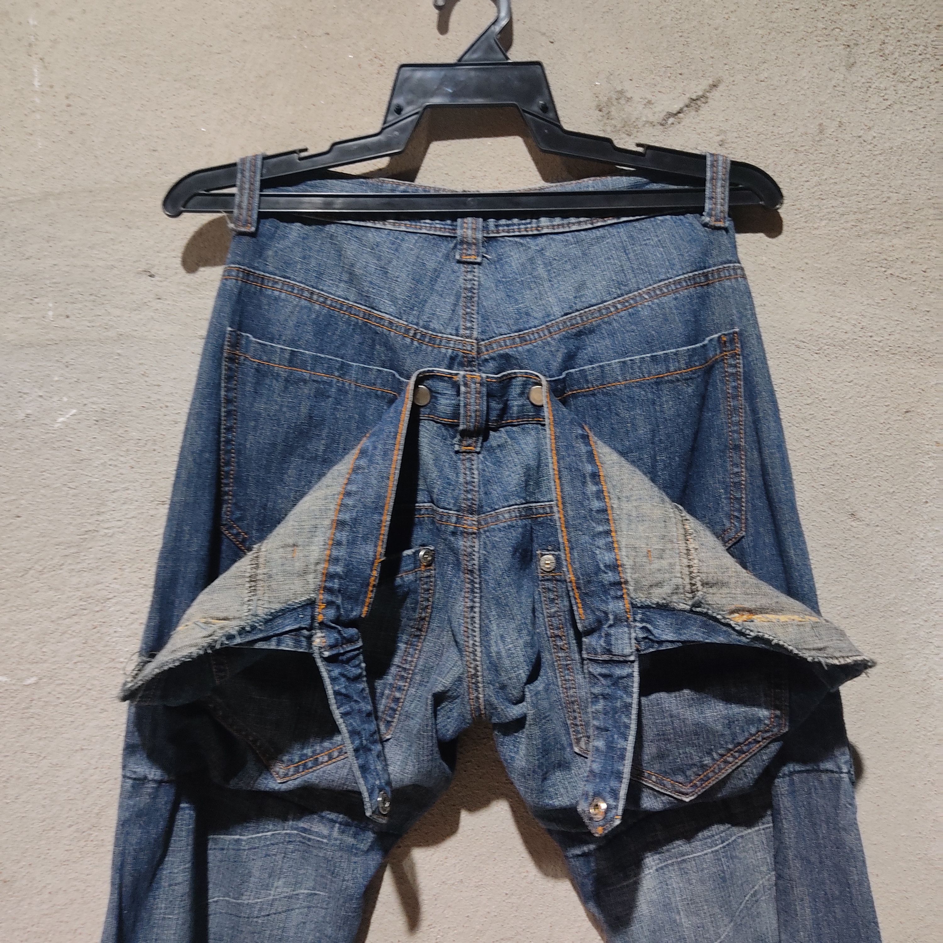 Japanese Brand Punk Ministry 9 Multipocket Doublewaist Jeans Size US 28 / EU 44 - 22 Thumbnail