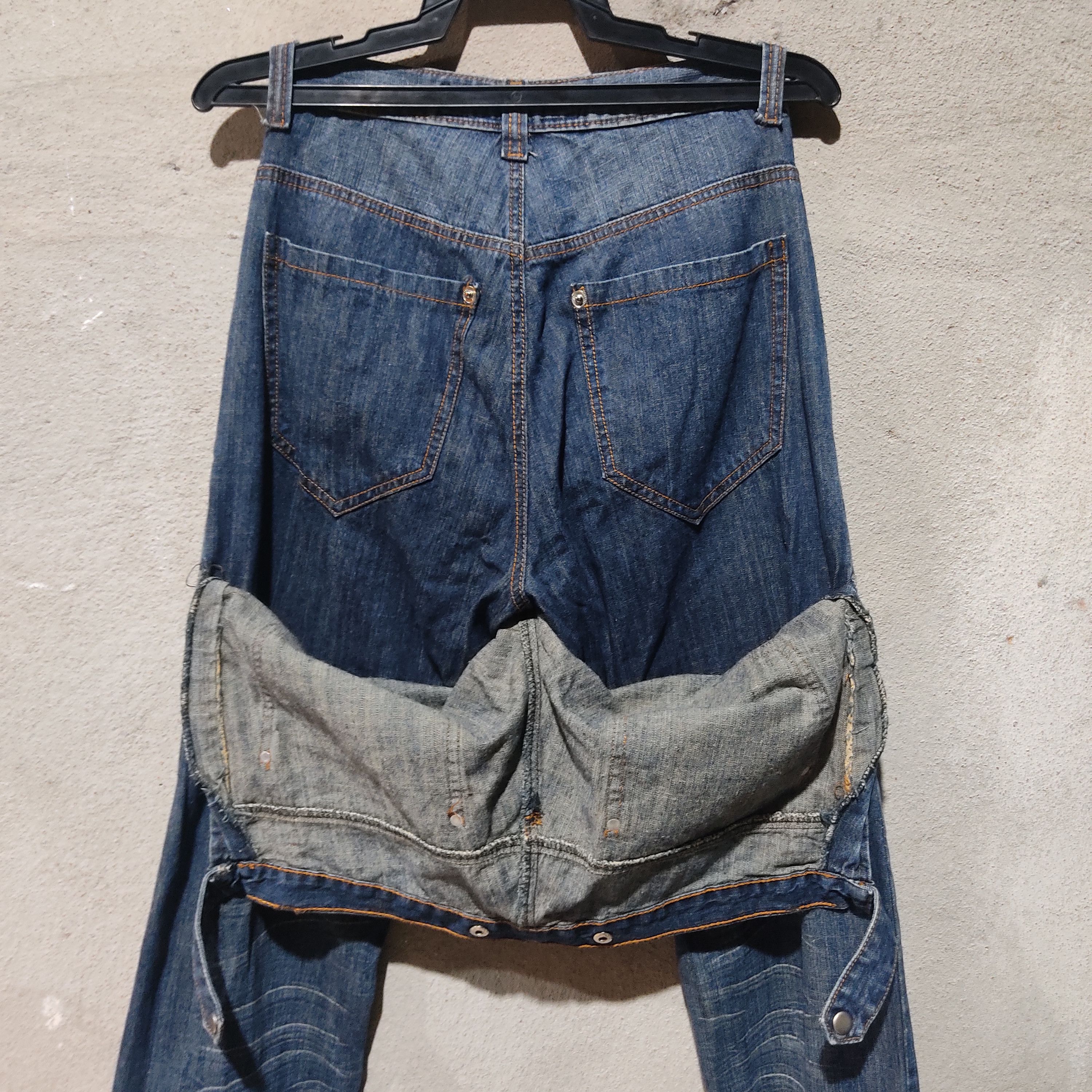 Japanese Brand Punk Ministry 9 Multipocket Doublewaist Jeans Size US 28 / EU 44 - 21 Thumbnail