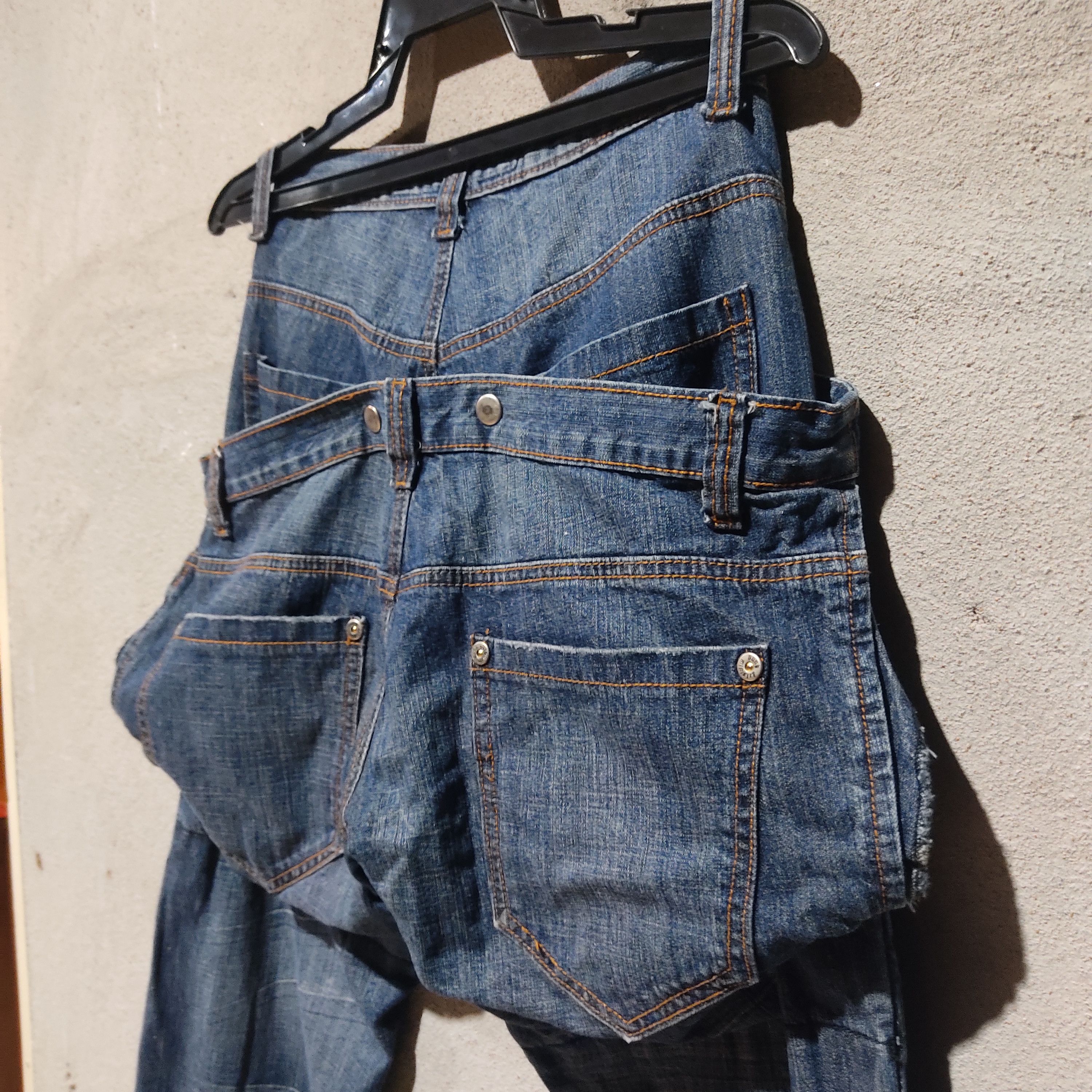 Japanese Brand Punk Ministry 9 Multipocket Doublewaist Jeans Size US 28 / EU 44 - 19 Thumbnail