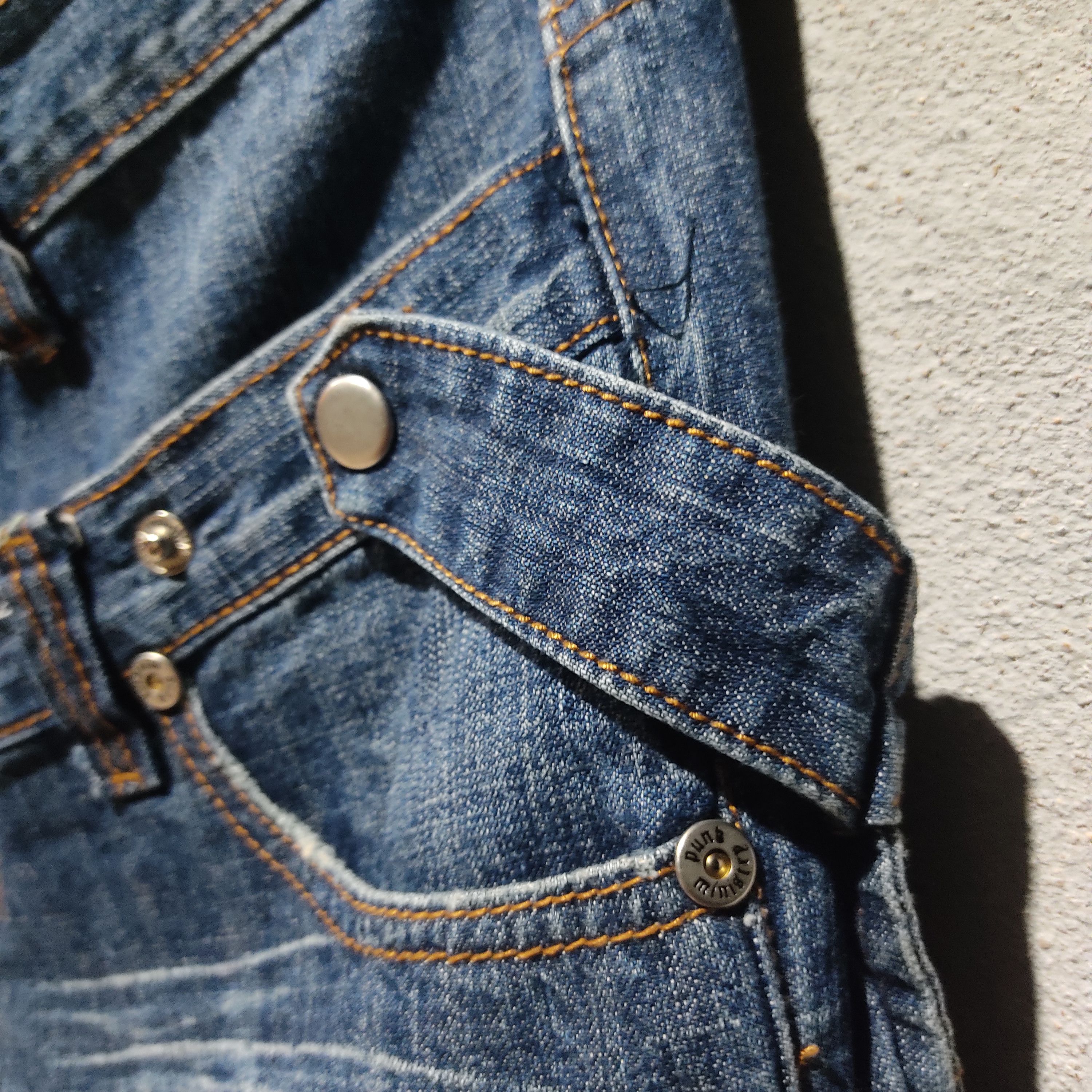 Japanese Brand Punk Ministry 9 Multipocket Doublewaist Jeans Size US 28 / EU 44 - 15 Thumbnail